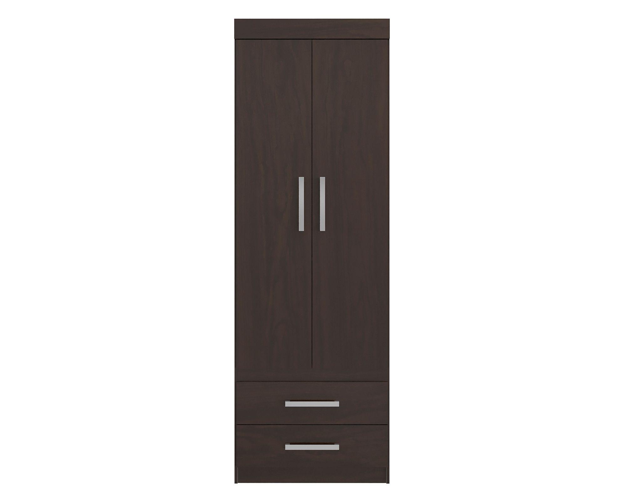 Closet 2 puertas 2 cajones GR2200 Tabaco-0