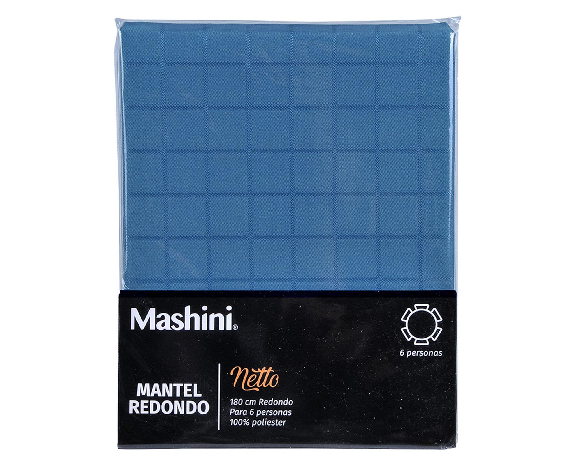 Mantel netto 180x180 cm Azul-2