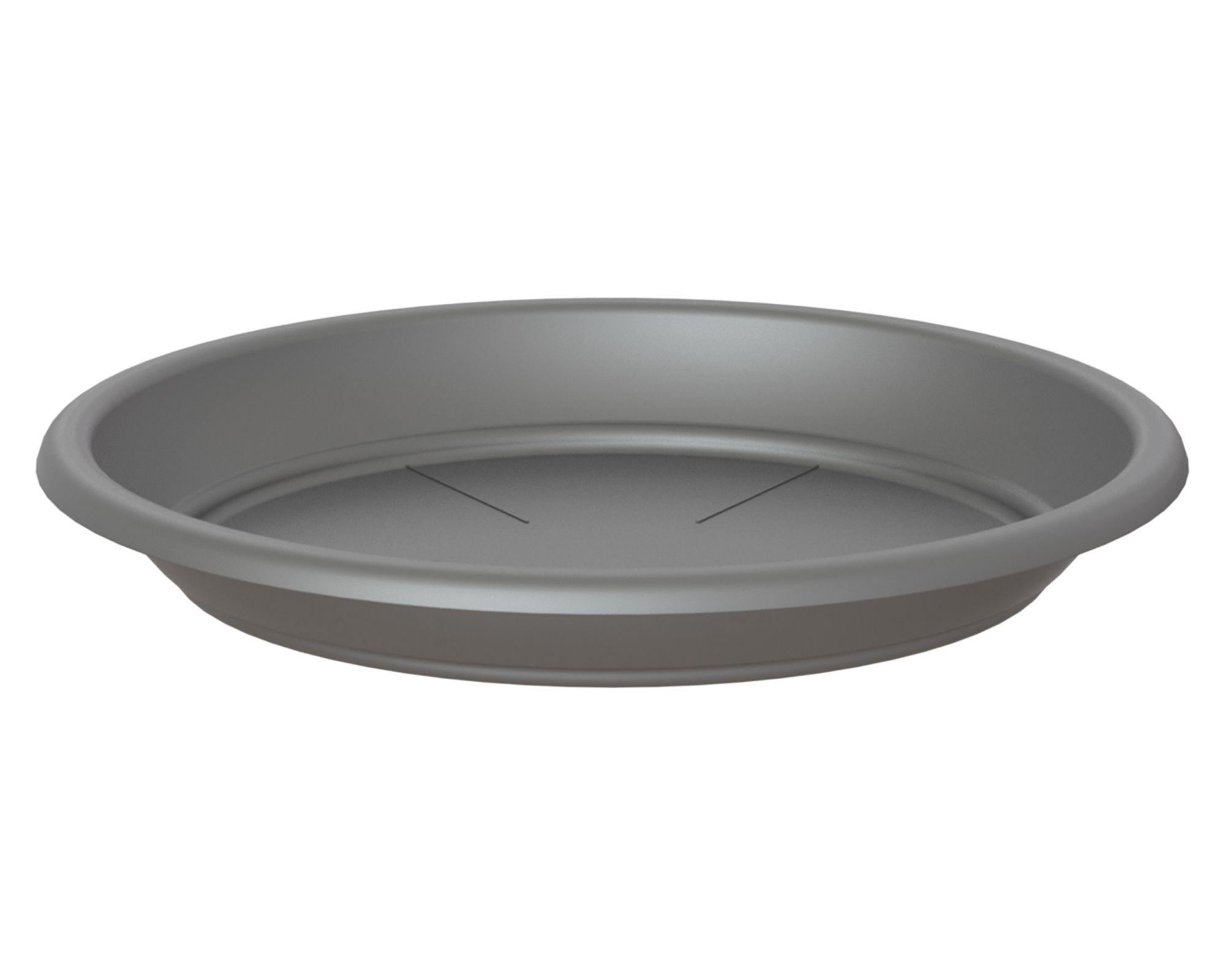 Plato plástico 55 cm Capri antracita-0
