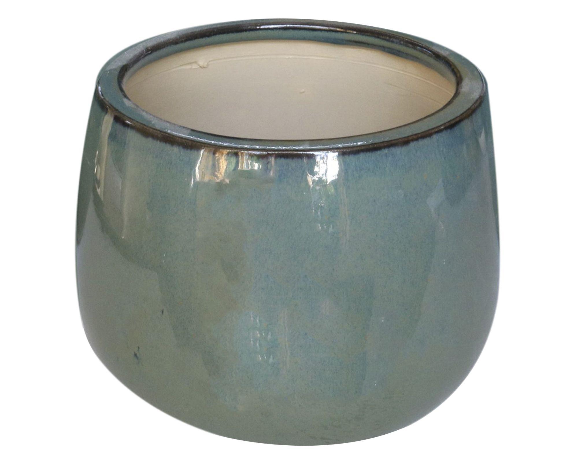 Maceta cerámica S Jade verde-0