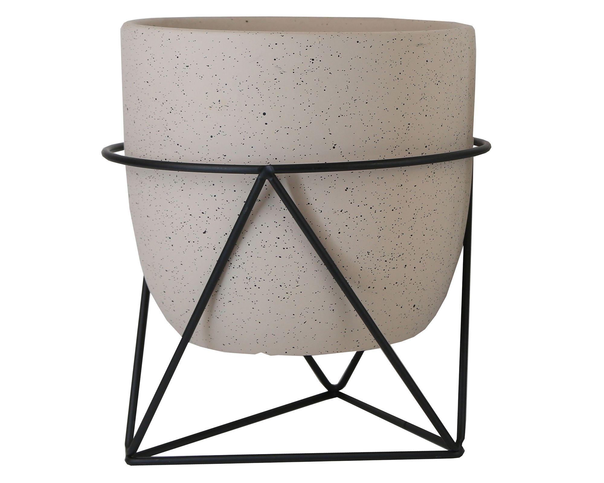 Maceta 18x22 cm cerámica Joseph beige-0