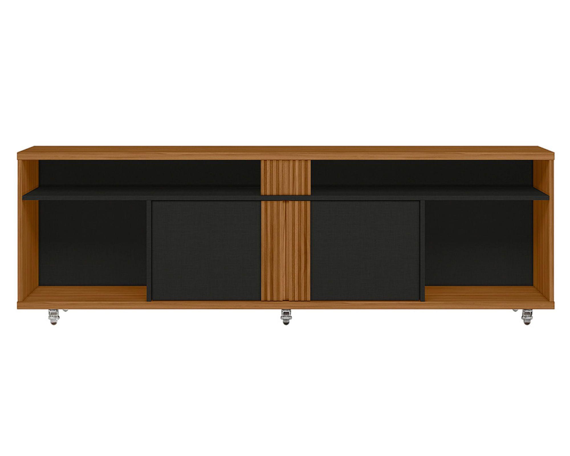 Rack TV 60" Freijo negro/café-5