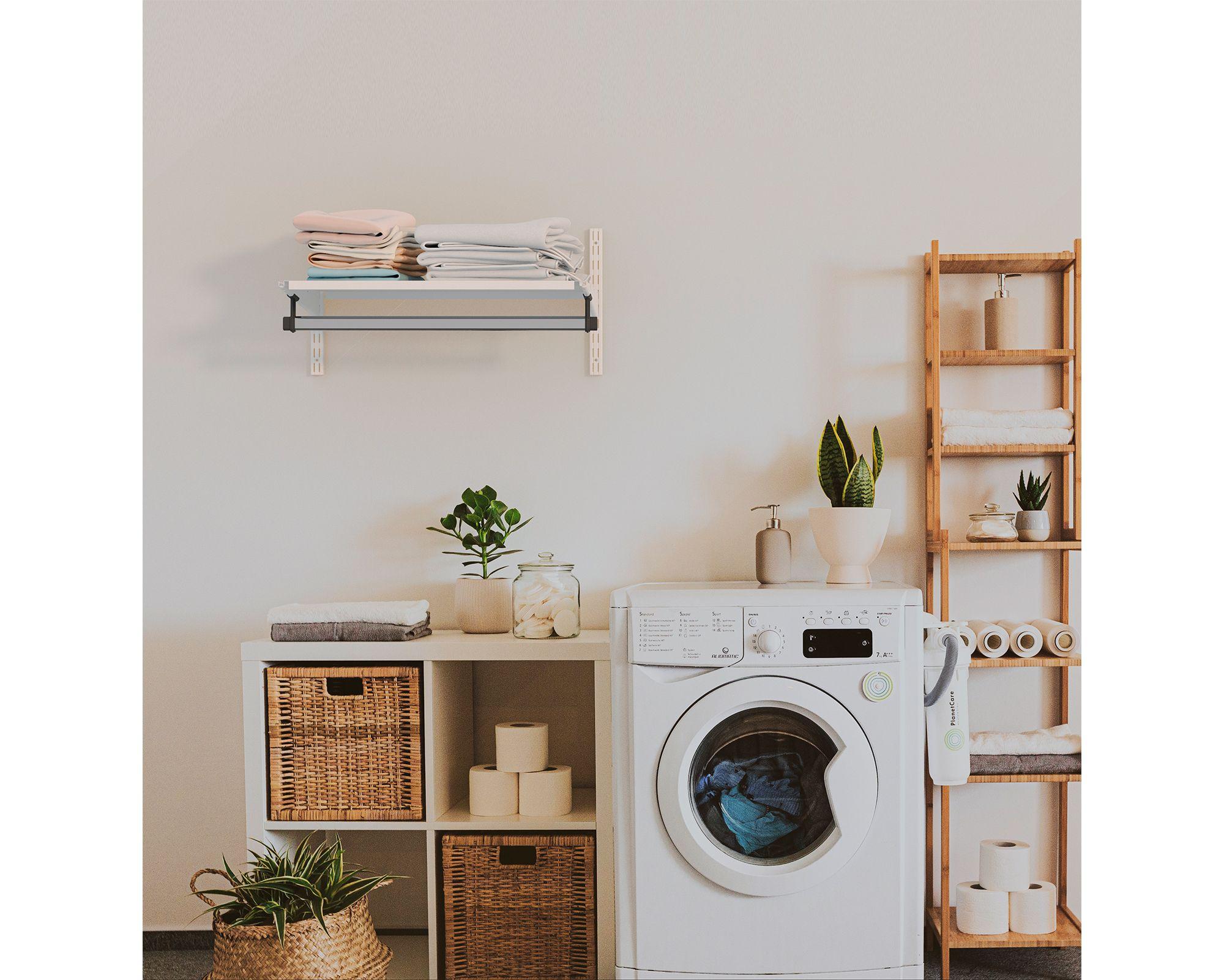 Repisa con barra Pronto blanco-2