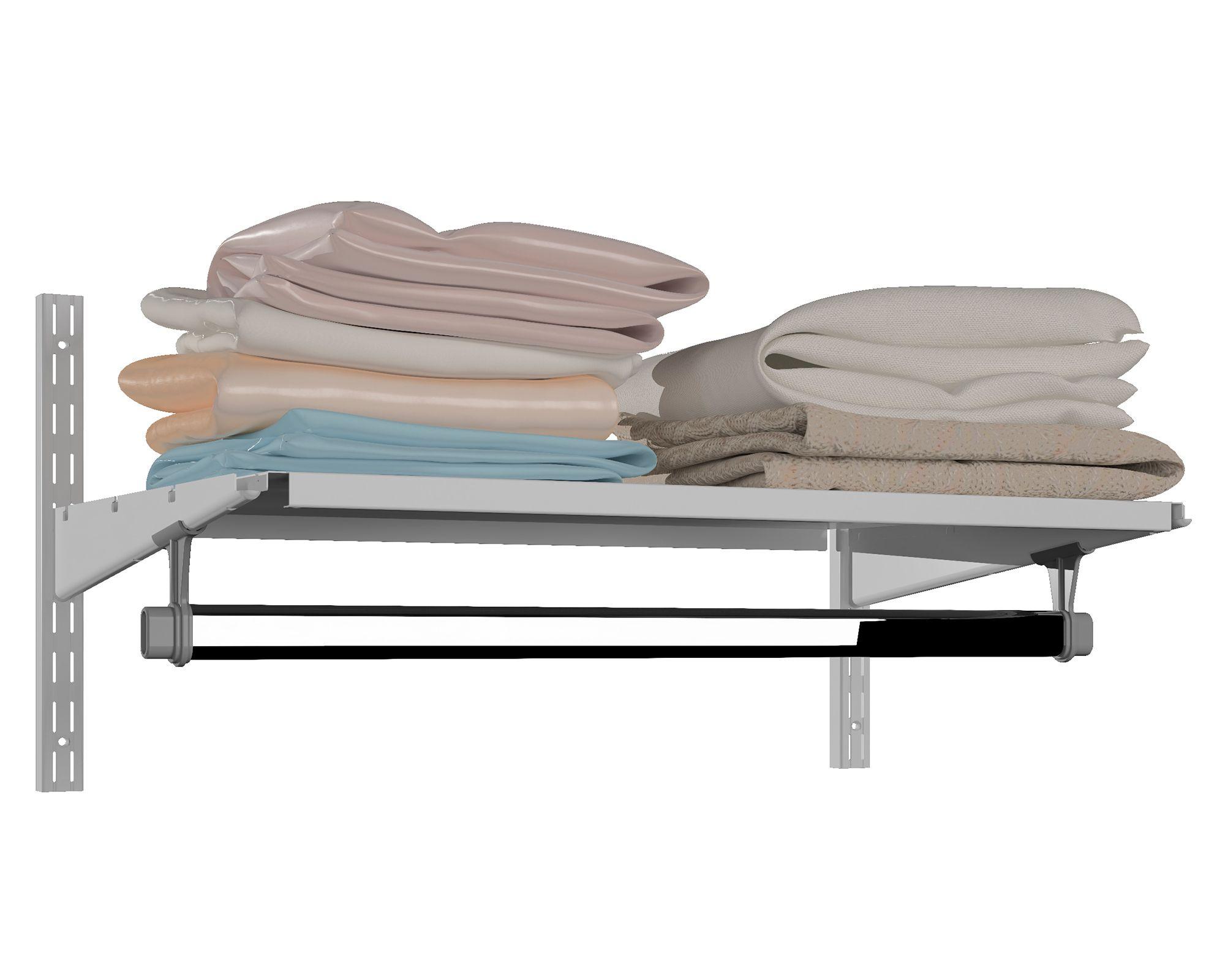 Repisa con barra Pronto blanco-1