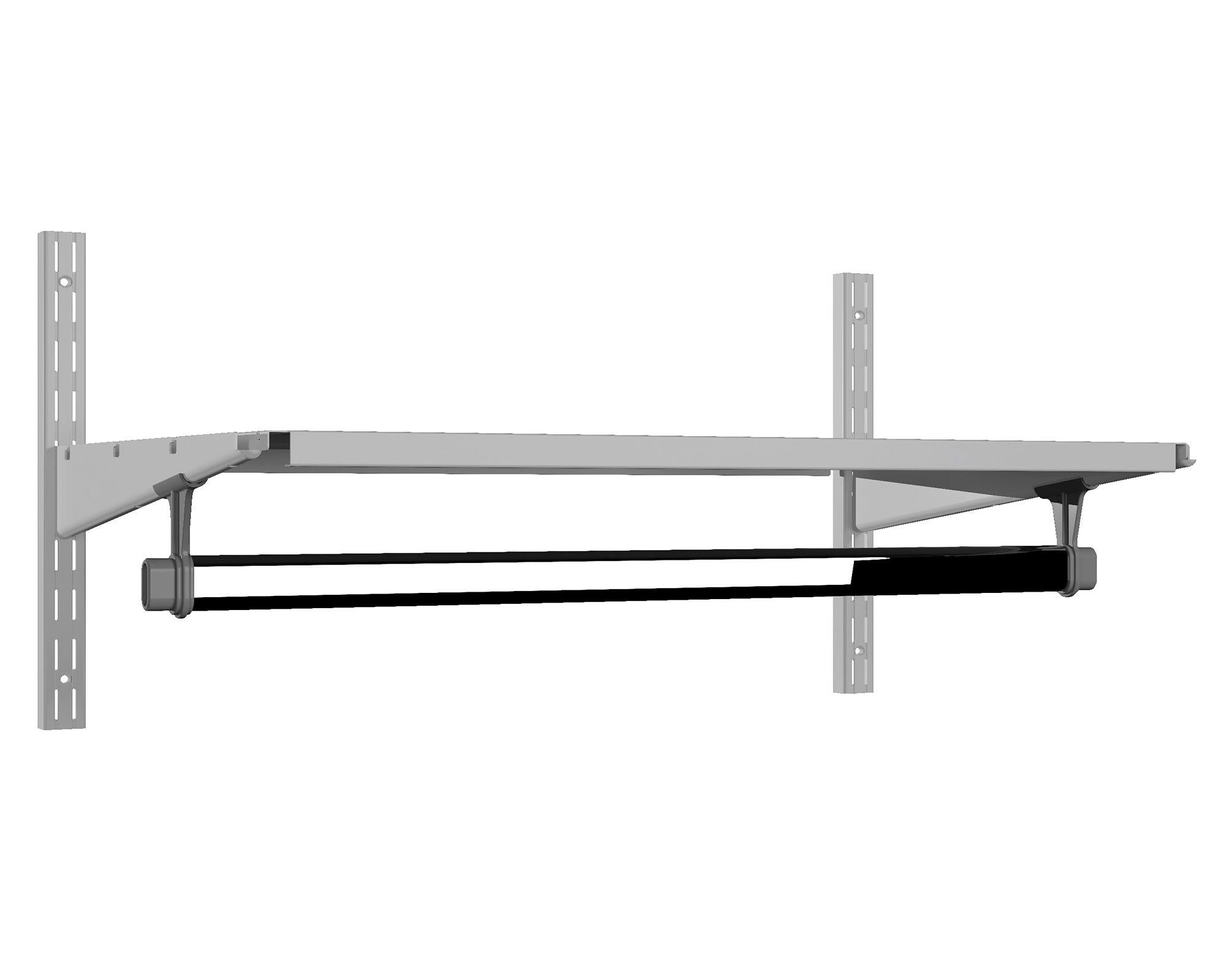 Repisa con barra Pronto blanco-0