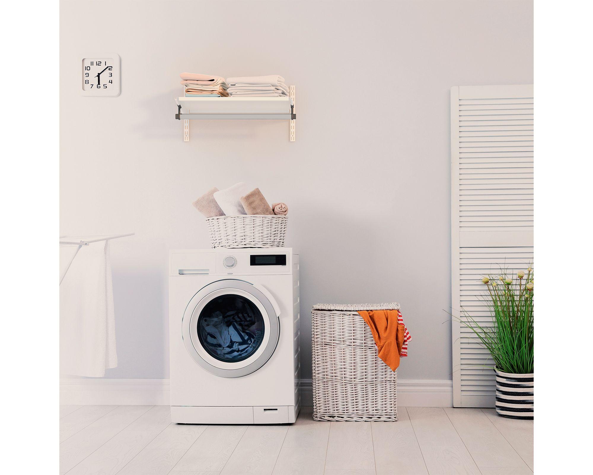 Repisa con barra Pronto blanco-3