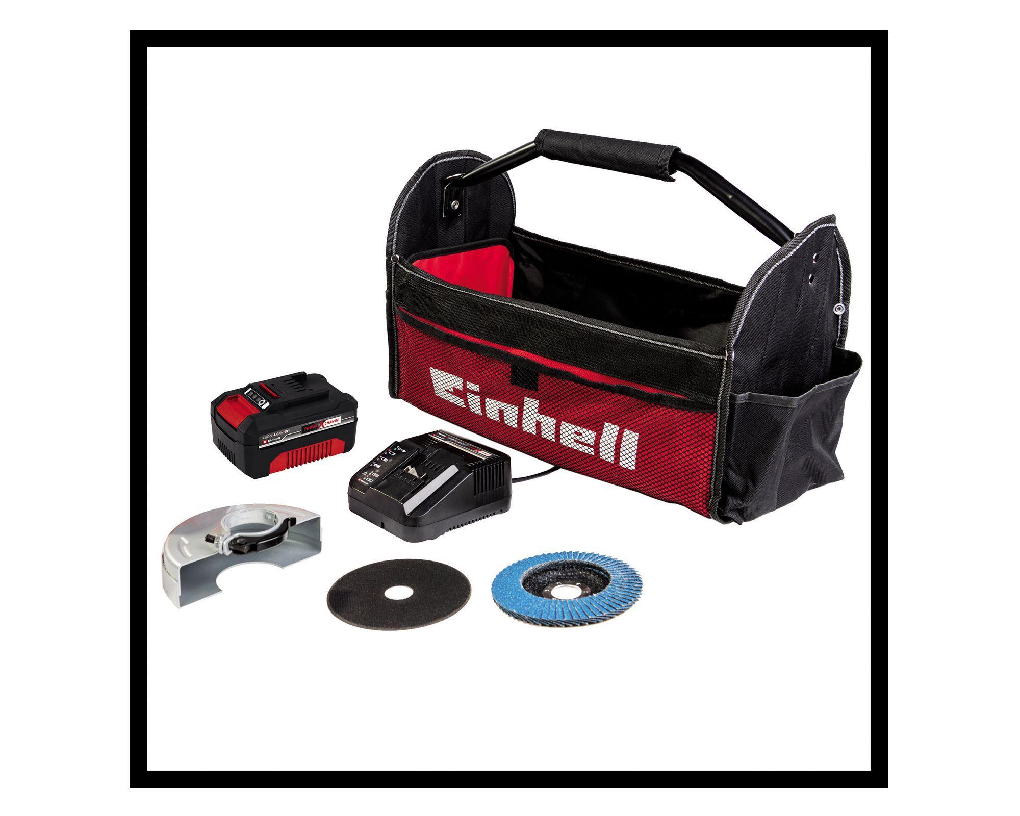 Esmeril angular 115 mm 18V TE-AG 18/115 Li + Batería 4.0 Ah-2