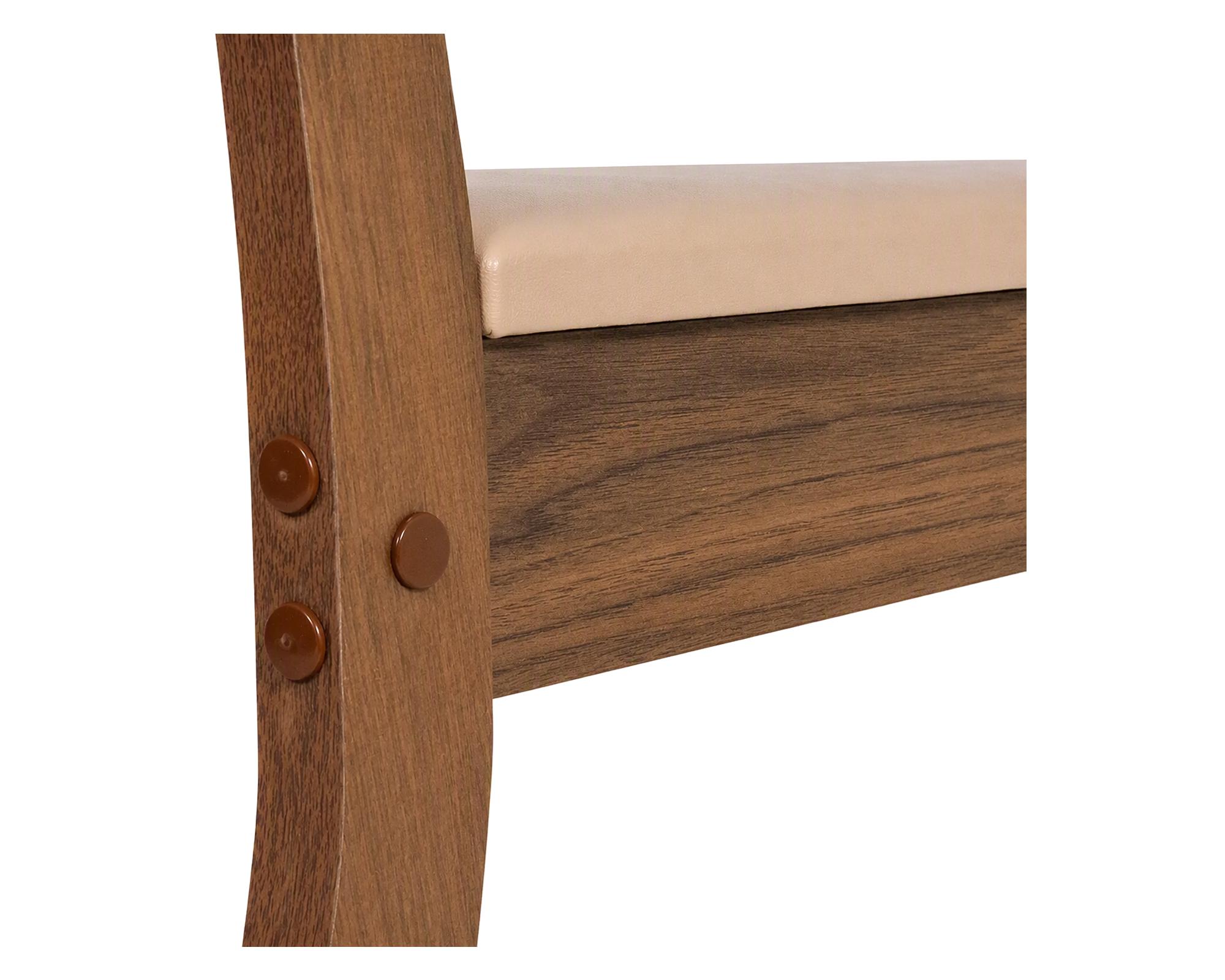 Comedor 6 sillas Ana 76x136x75 cm-3