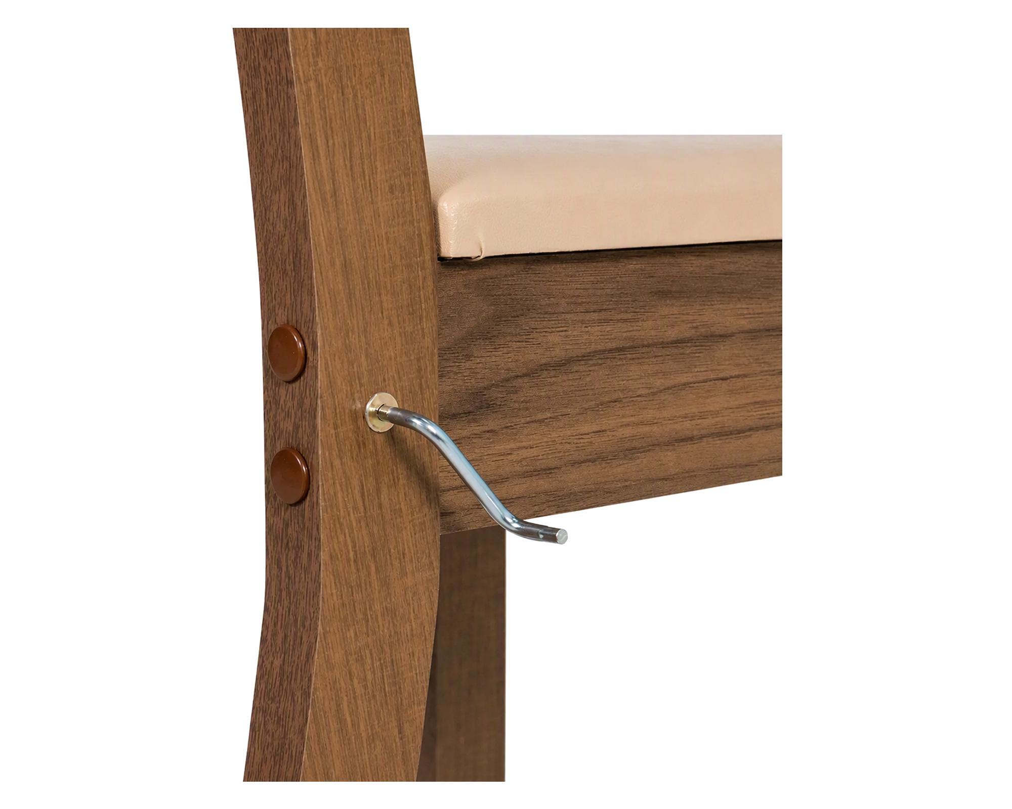 Comedor 6 sillas Ana 76x136x75 cm-2