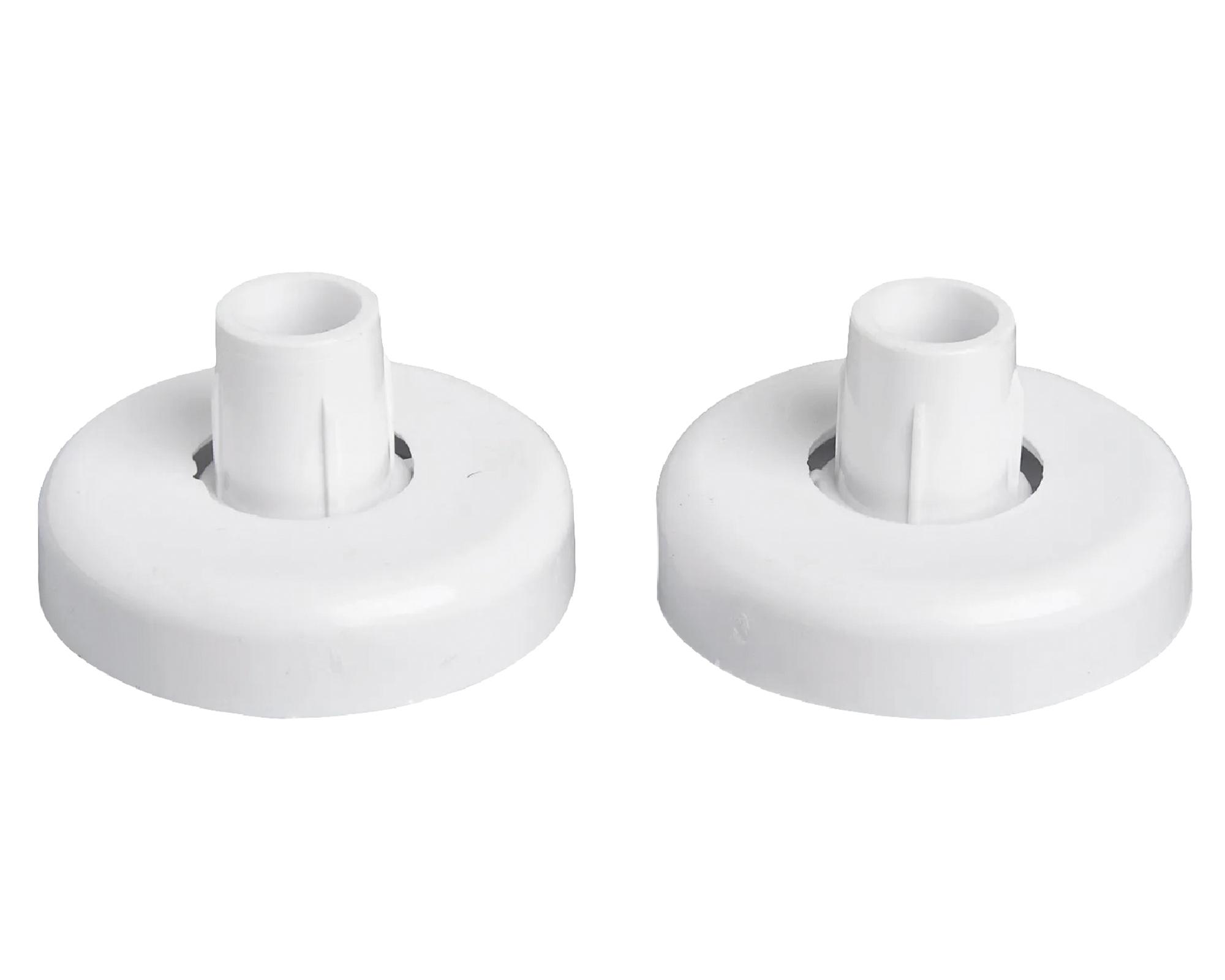 Flanche plástico 19 mm blanco 2 un.-0