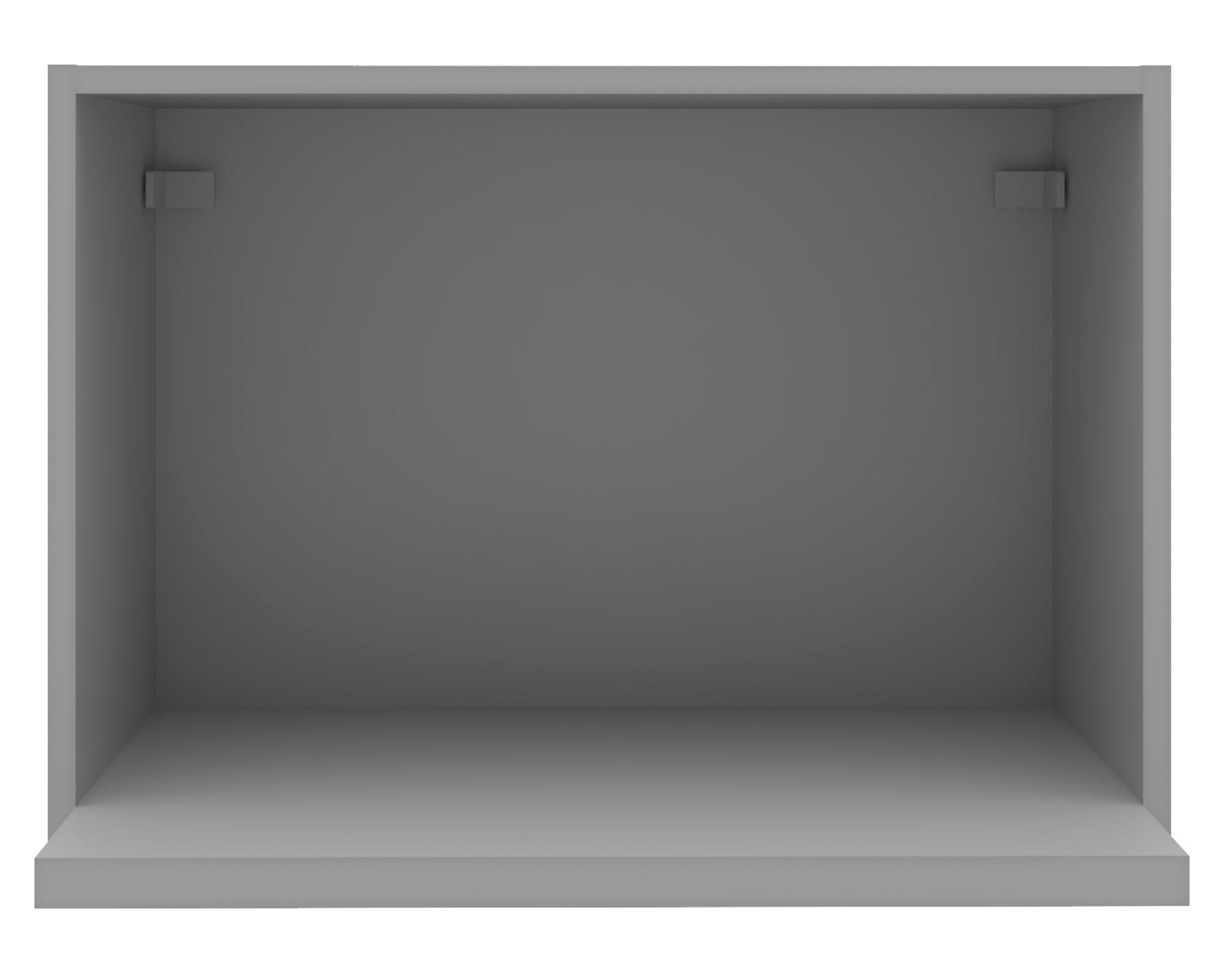 Mueble mural microondas 60 cm Premier gris-0