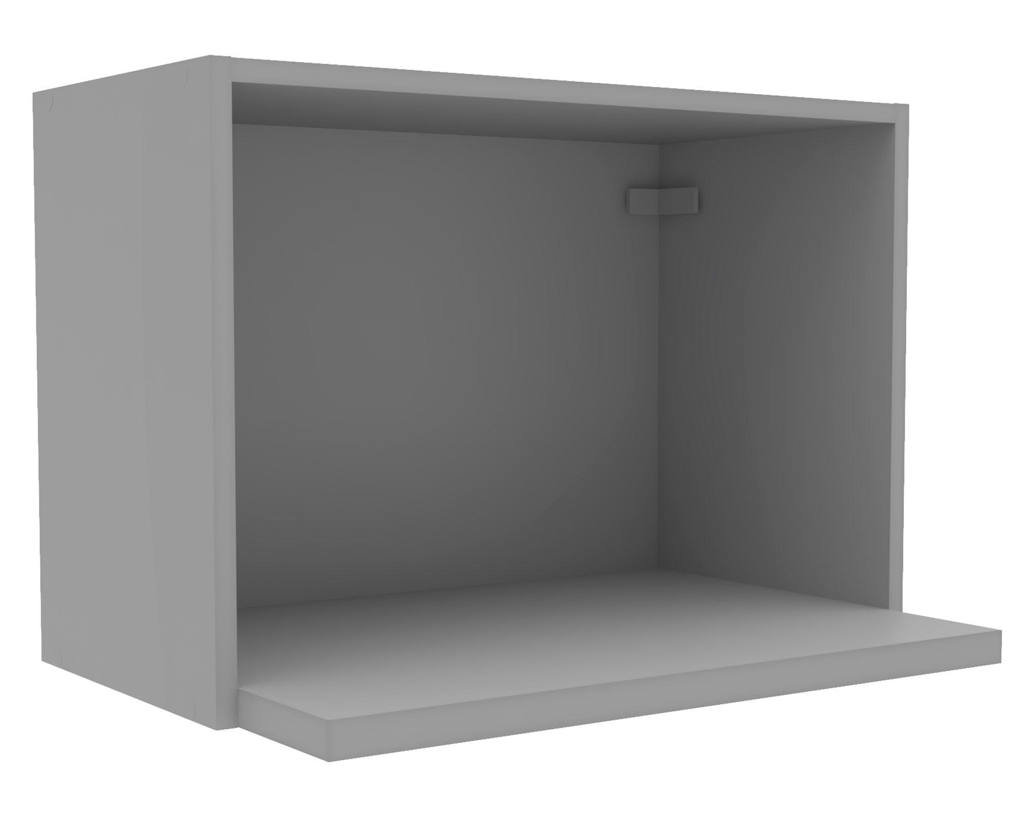 Mueble mural microondas 60 cm Premier gris-1