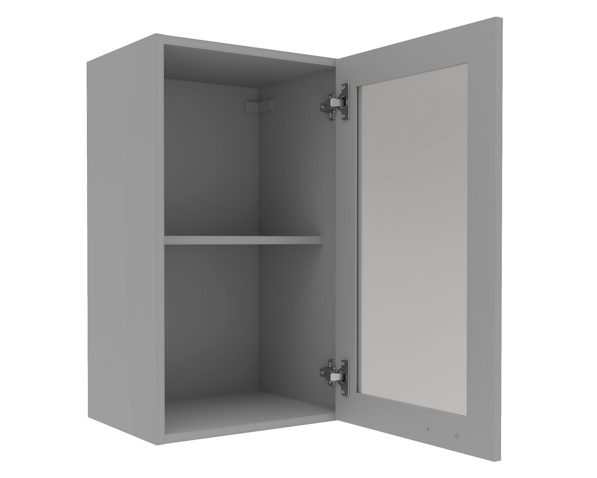 Mueble cocina mural 40 cm 1 puerta Premier gris-2
