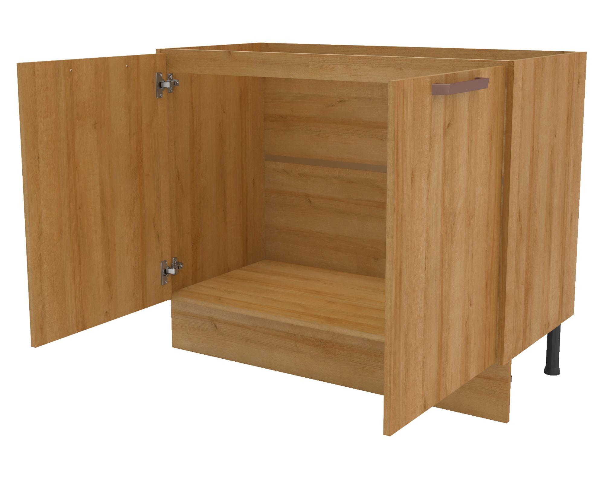 Mueble base cocina 100 cm 2 puertas Minerva Riviera-2