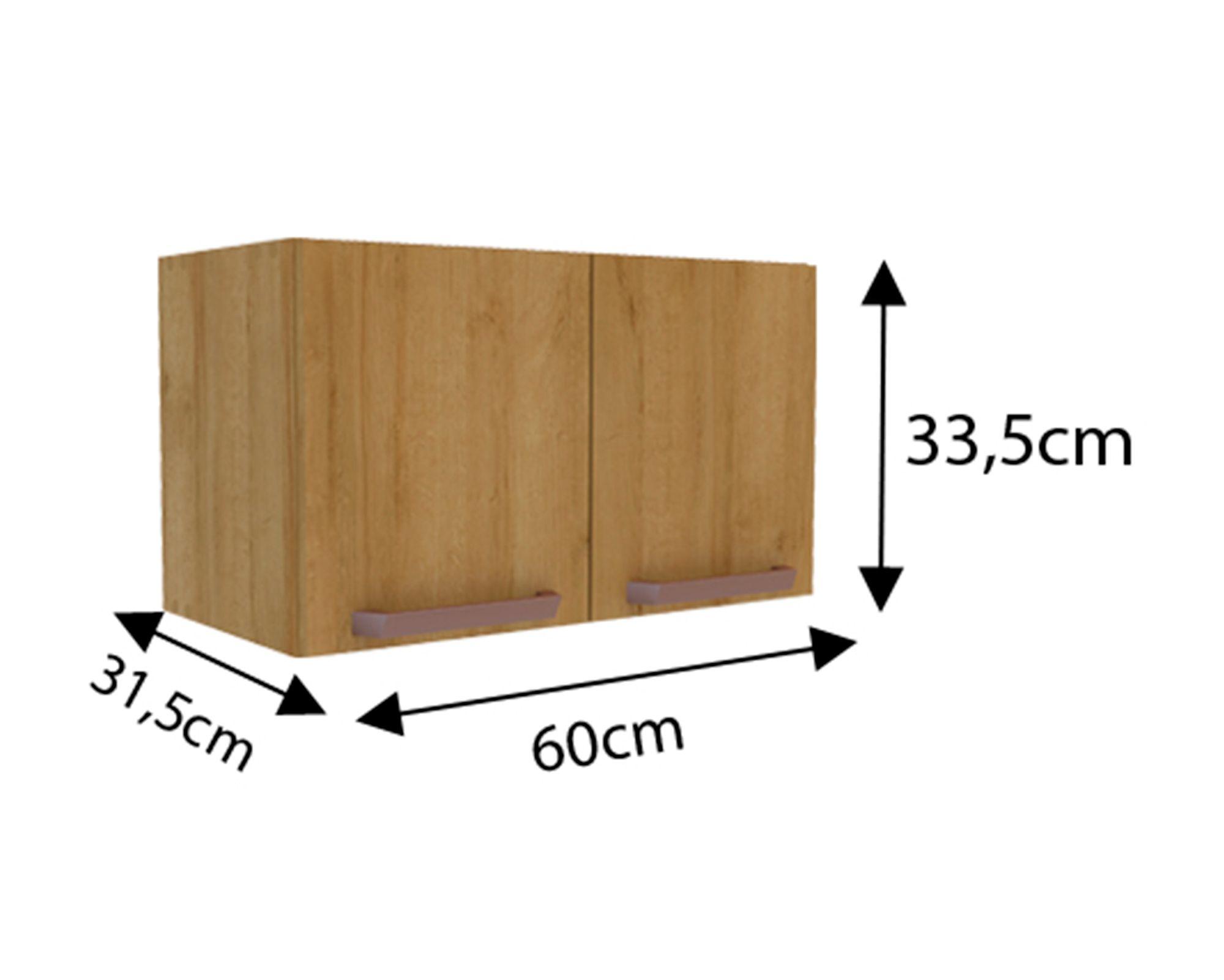 Mueble cocina mural 60 cm 2 puertas Minerva Riviera-3