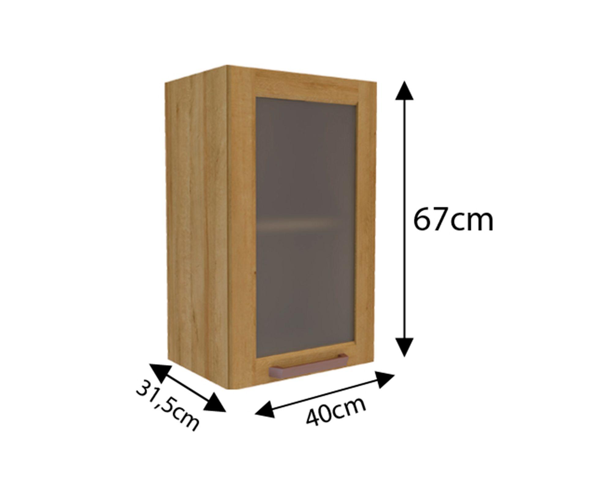 Mueble cocina mural 40 cm 1 puerta Minerva Riviera-3