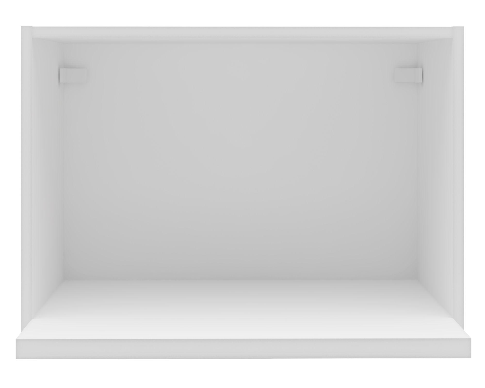 Mueble mural microondas 60 cm Milano blanco-0