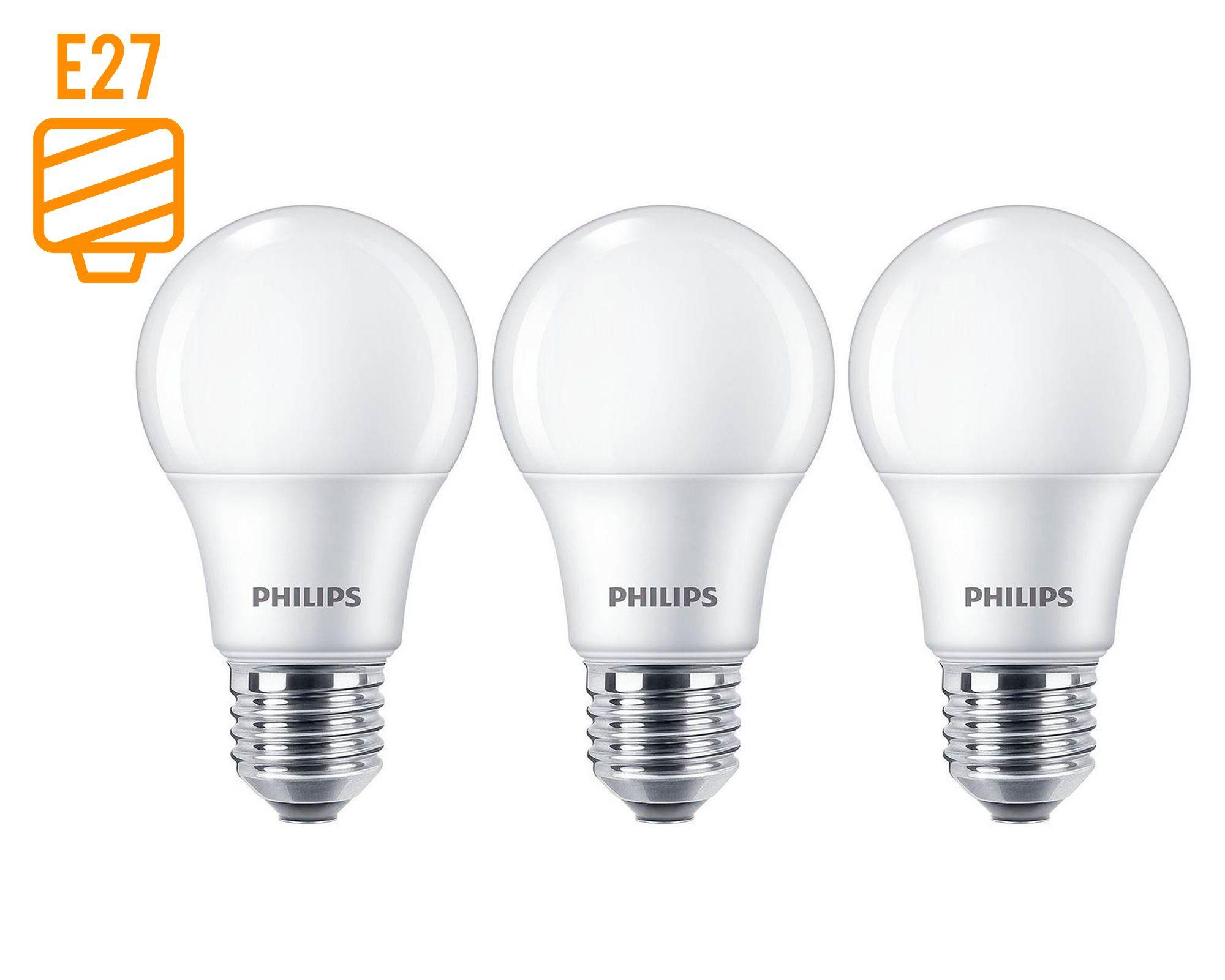 Ampolleta Led 7W E27 luz fría blanca pack x3-0