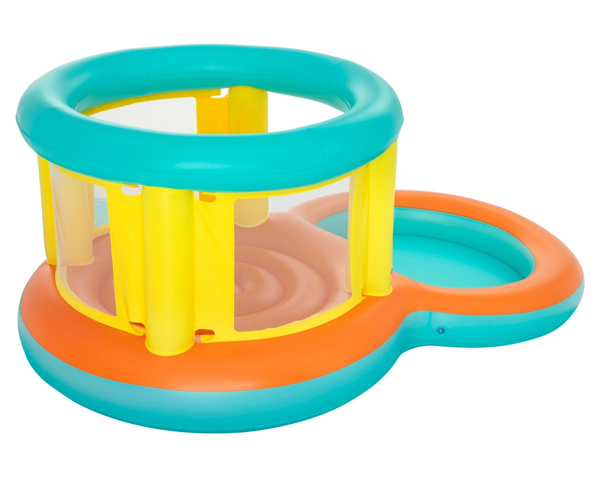 Saltador + piscina infantil 239x142x102 cm-4