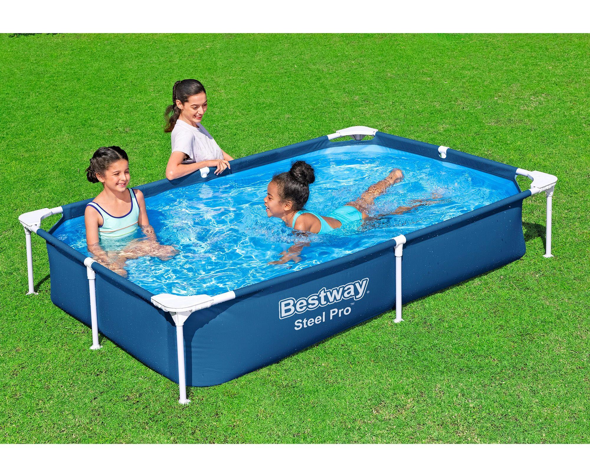 Piscina estructural 1200 litros 221x150x43 cm Bestway-6