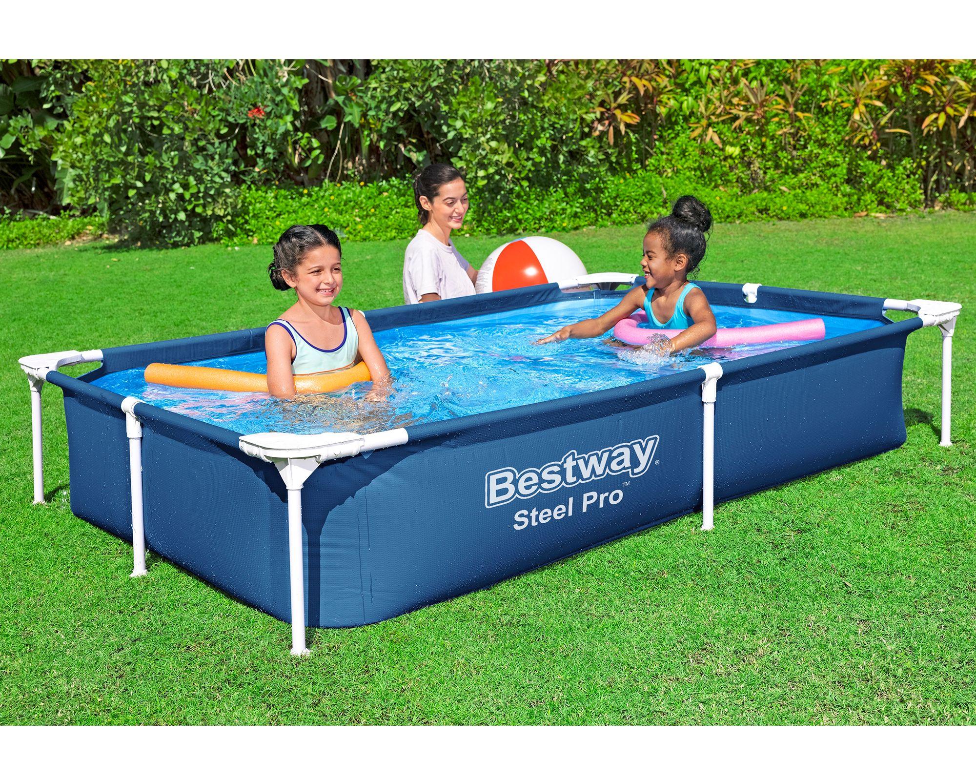 Piscina estructural 1200 litros 221x150x43 cm Bestway-5