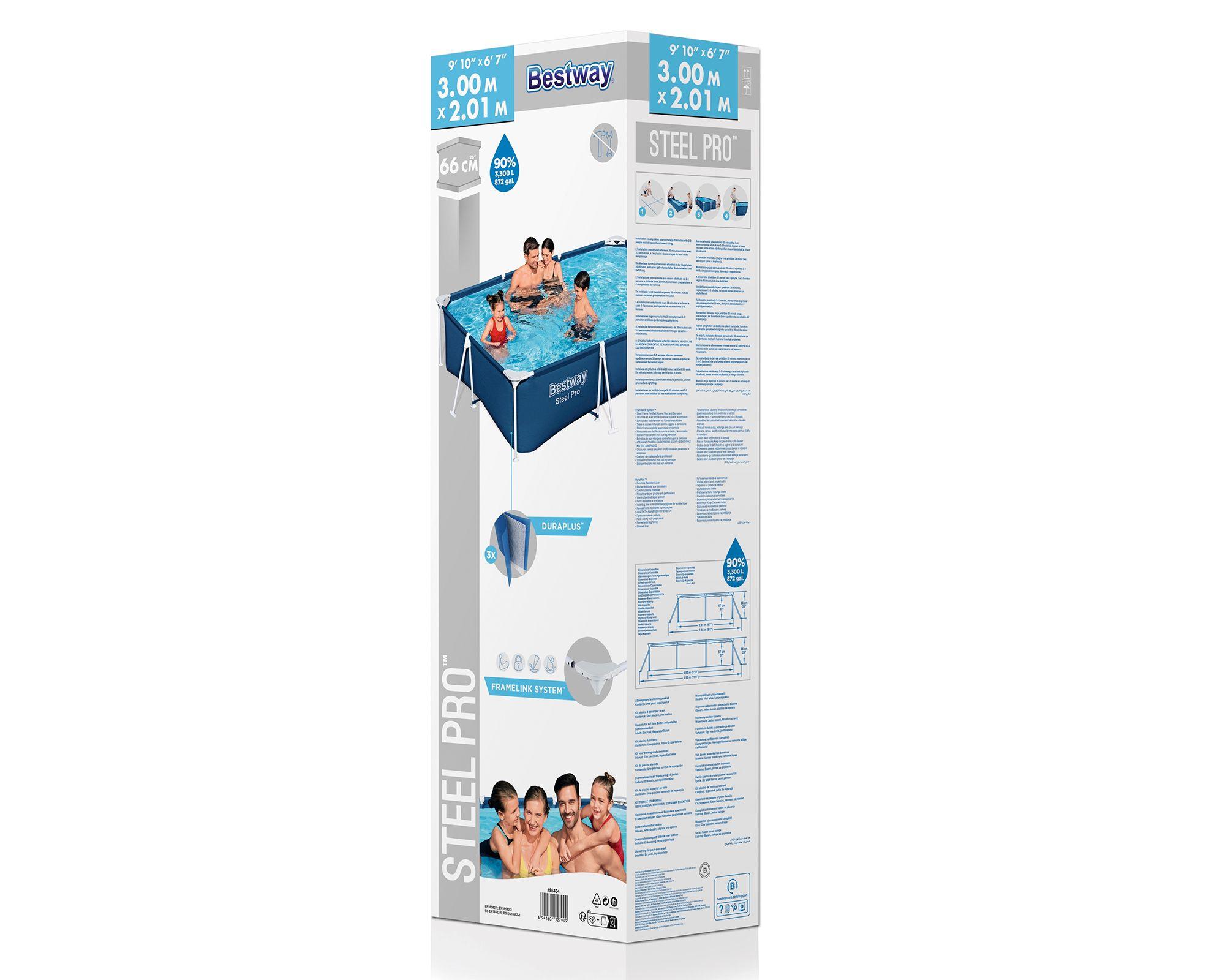 Piscina estructural 3300 litros 300x201x61 cm bestway-1