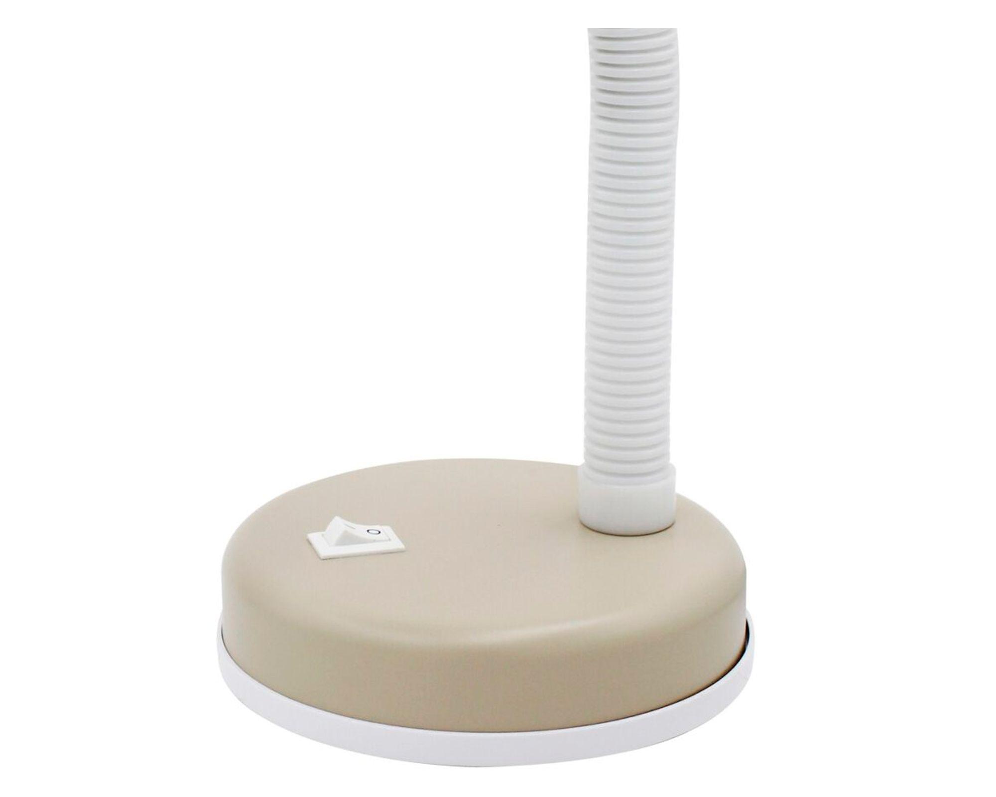 Lámpara de escritorio 40W E27 1L Flexible beige-2