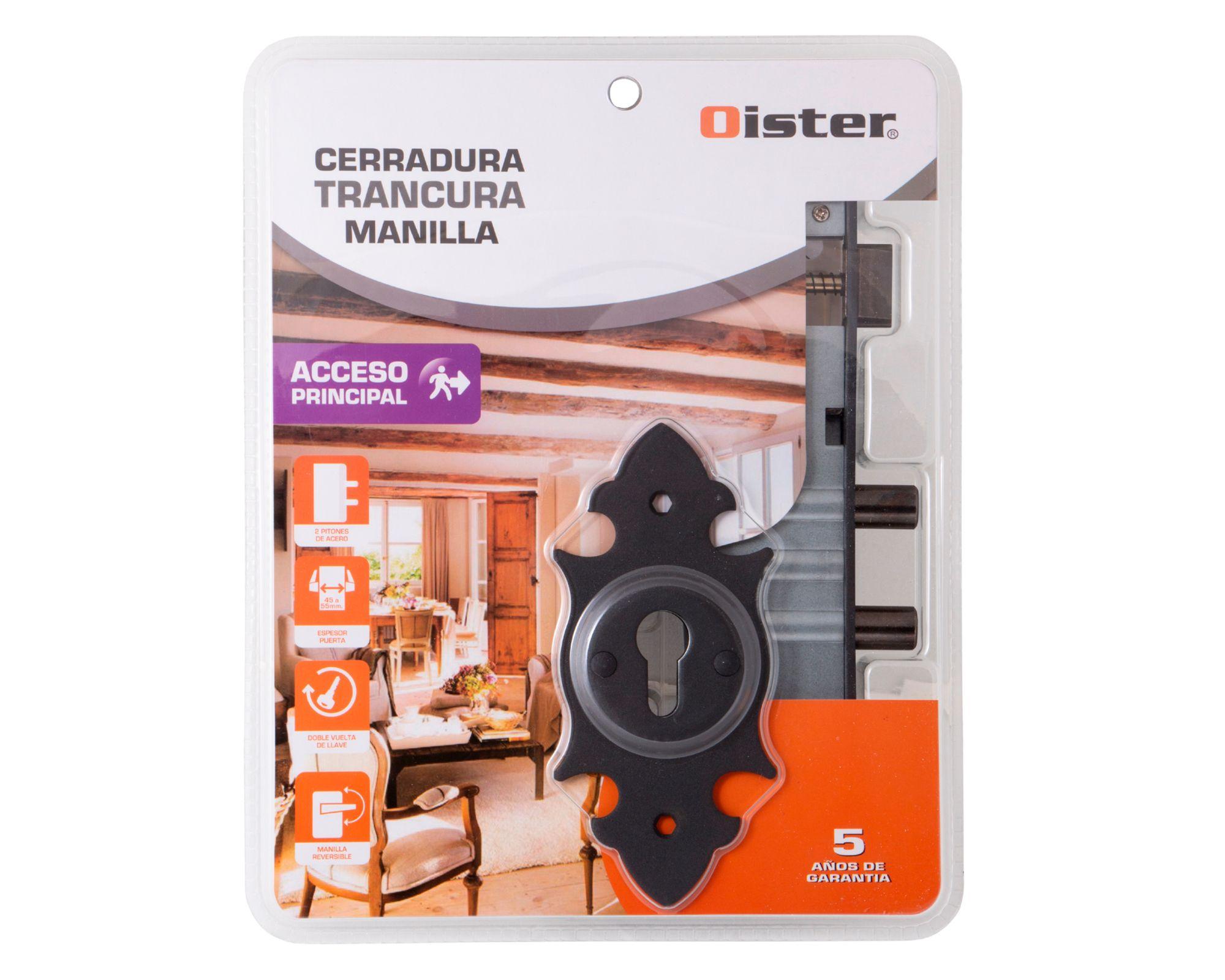 Cerradura embutir Trancura Negro-1