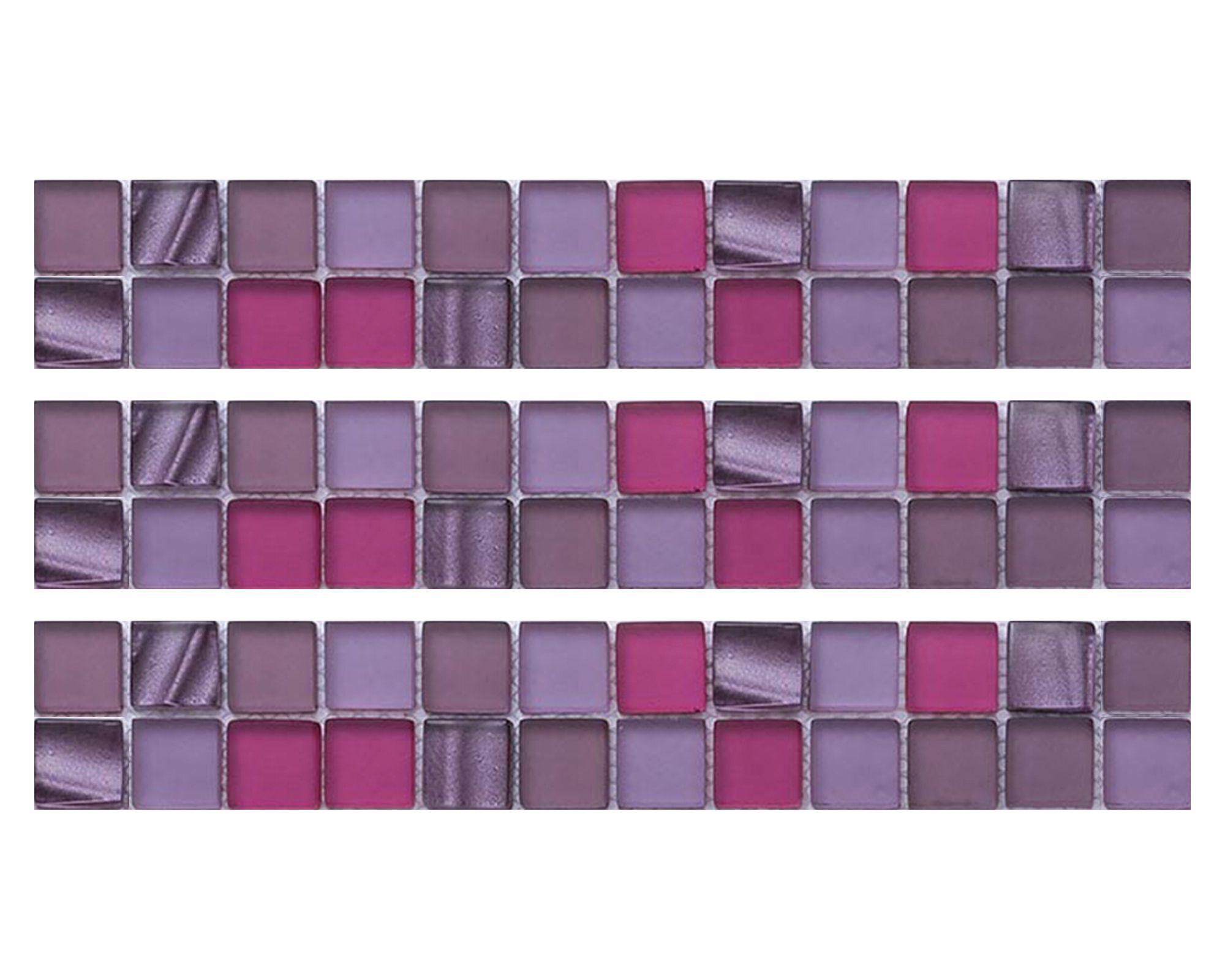 Listel vidrio 5x30 cm Violet-0