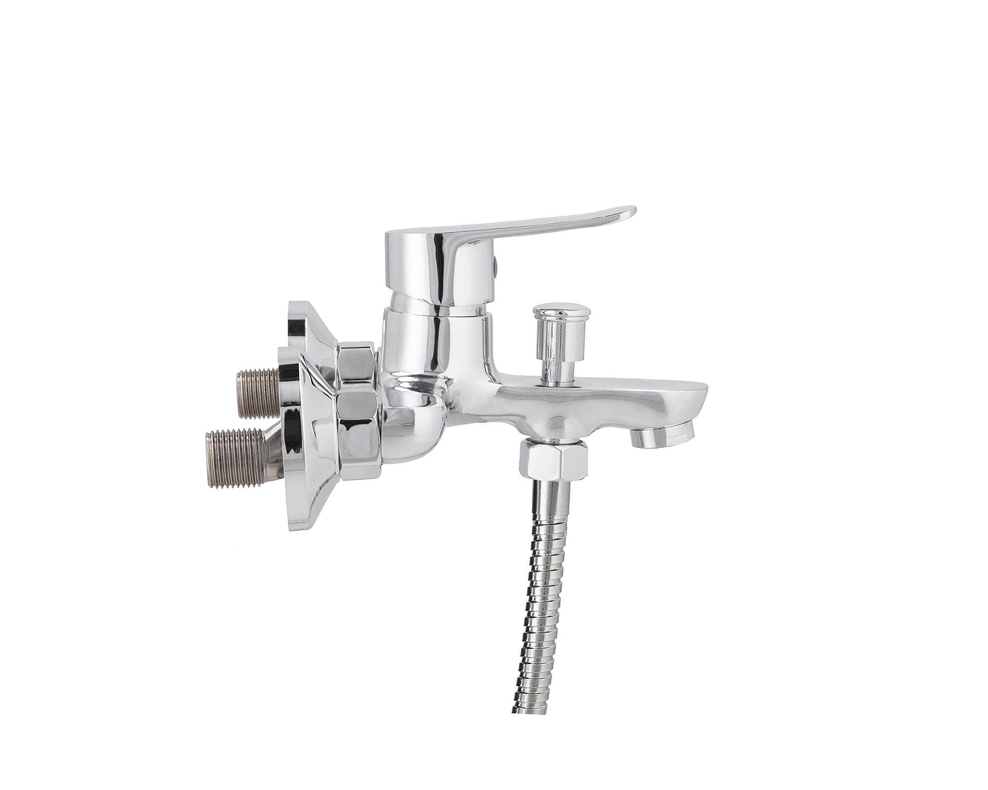 Monomando de tina ducha Giorgio cromo-1