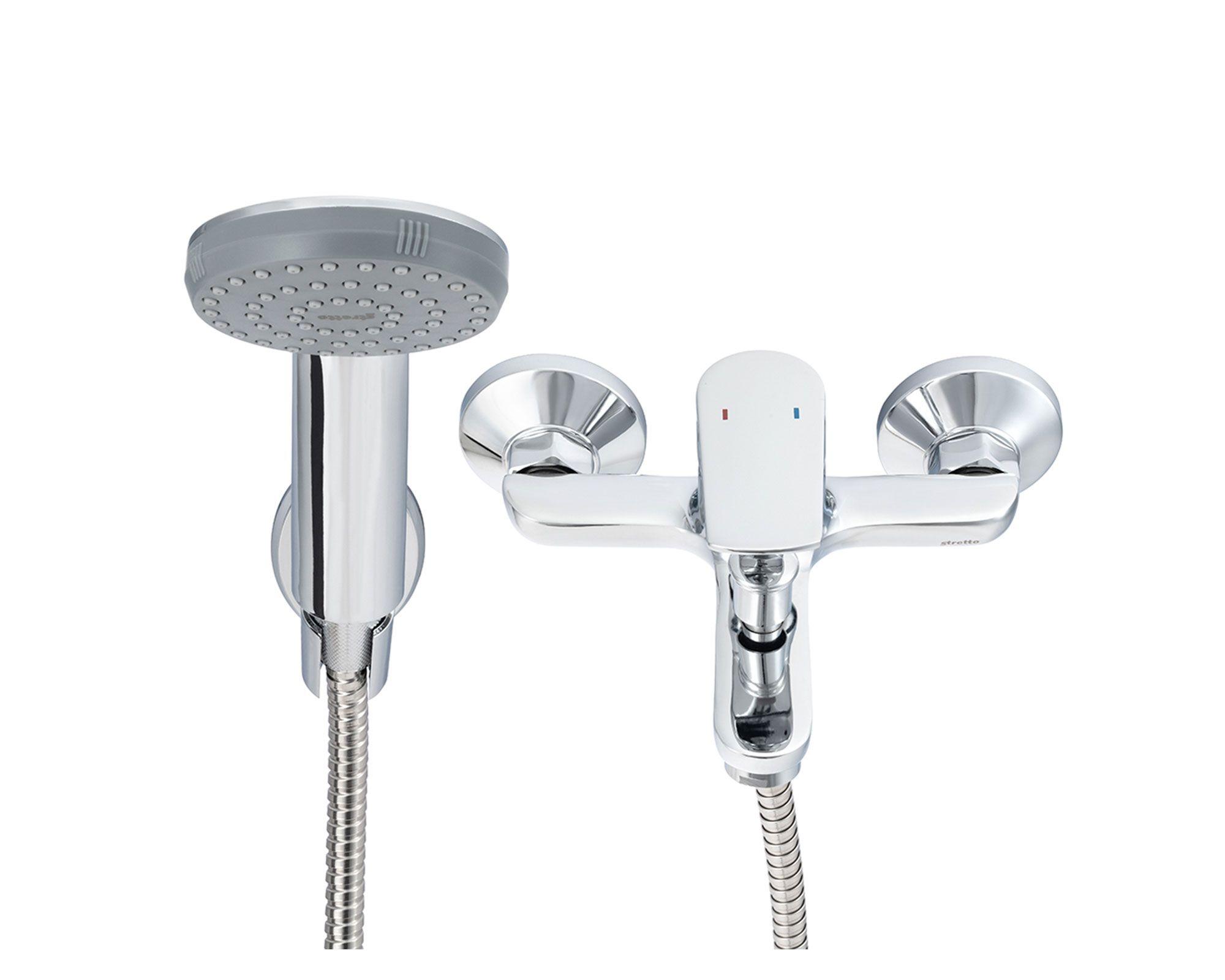 Monomando de tina ducha Giorgio cromo-2