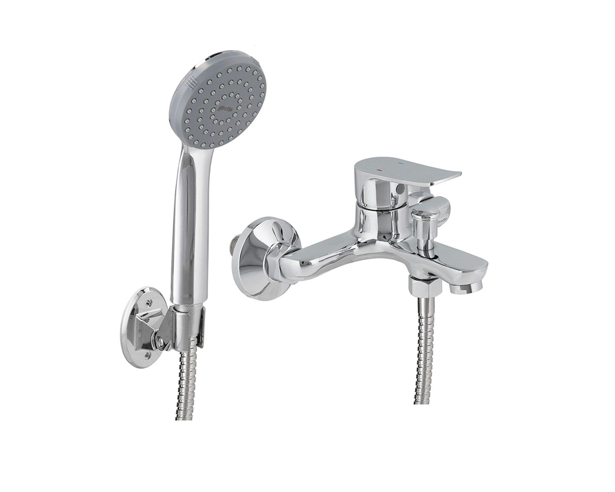 Monomando de tina ducha Giorgio cromo-3