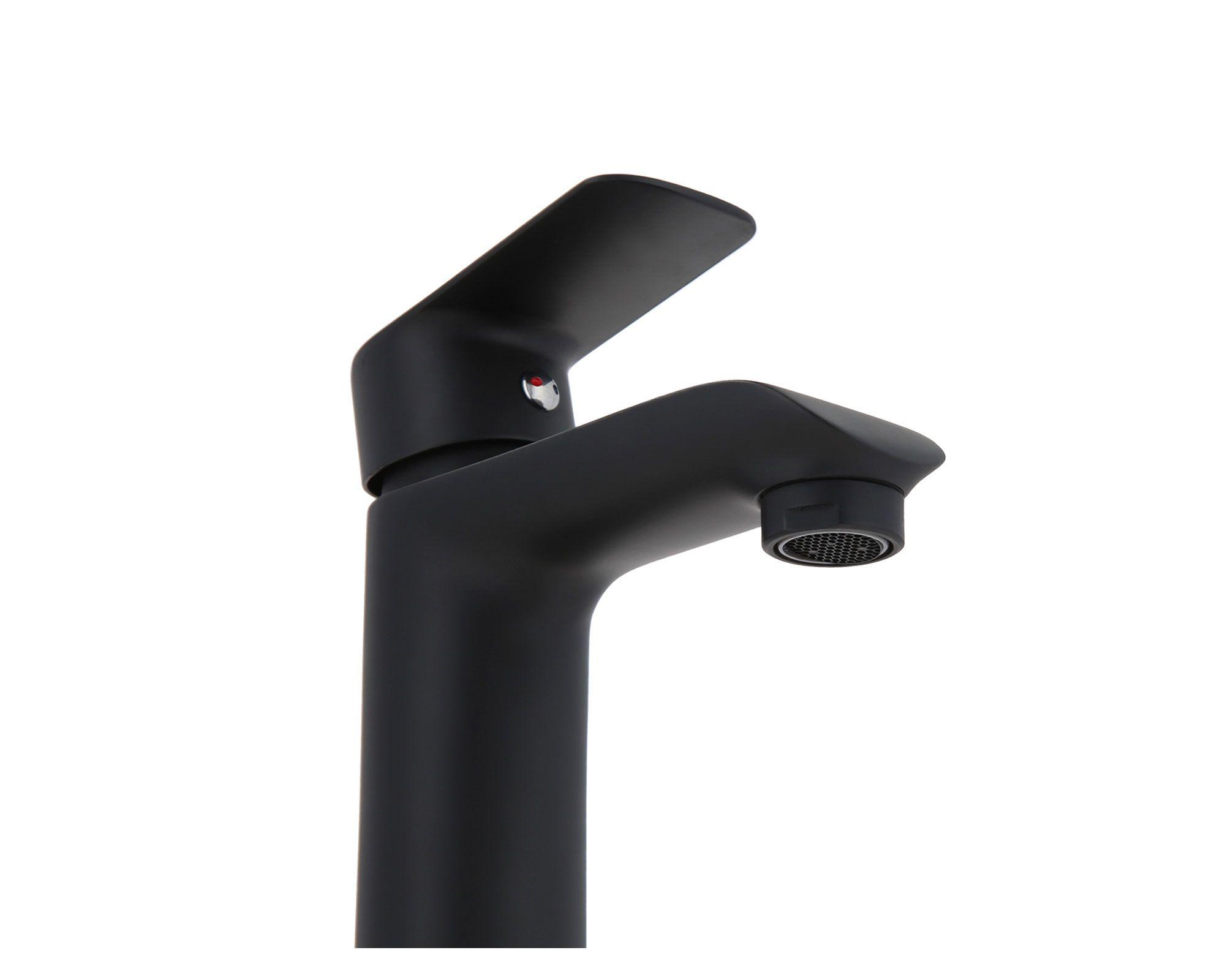 Monomando lavatorio Priego negro mate-1