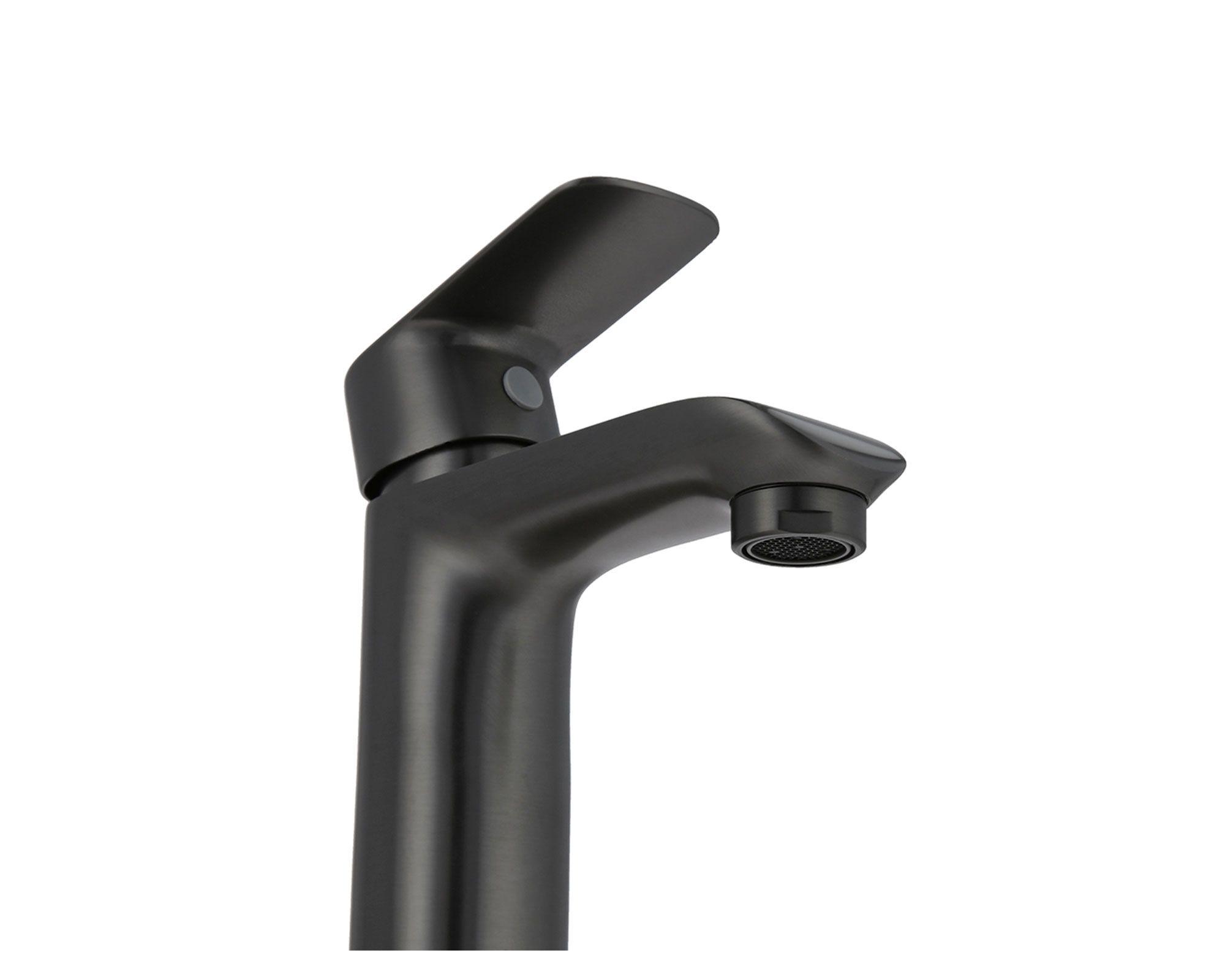 Monomando lavatorio Priego grafito austral-1