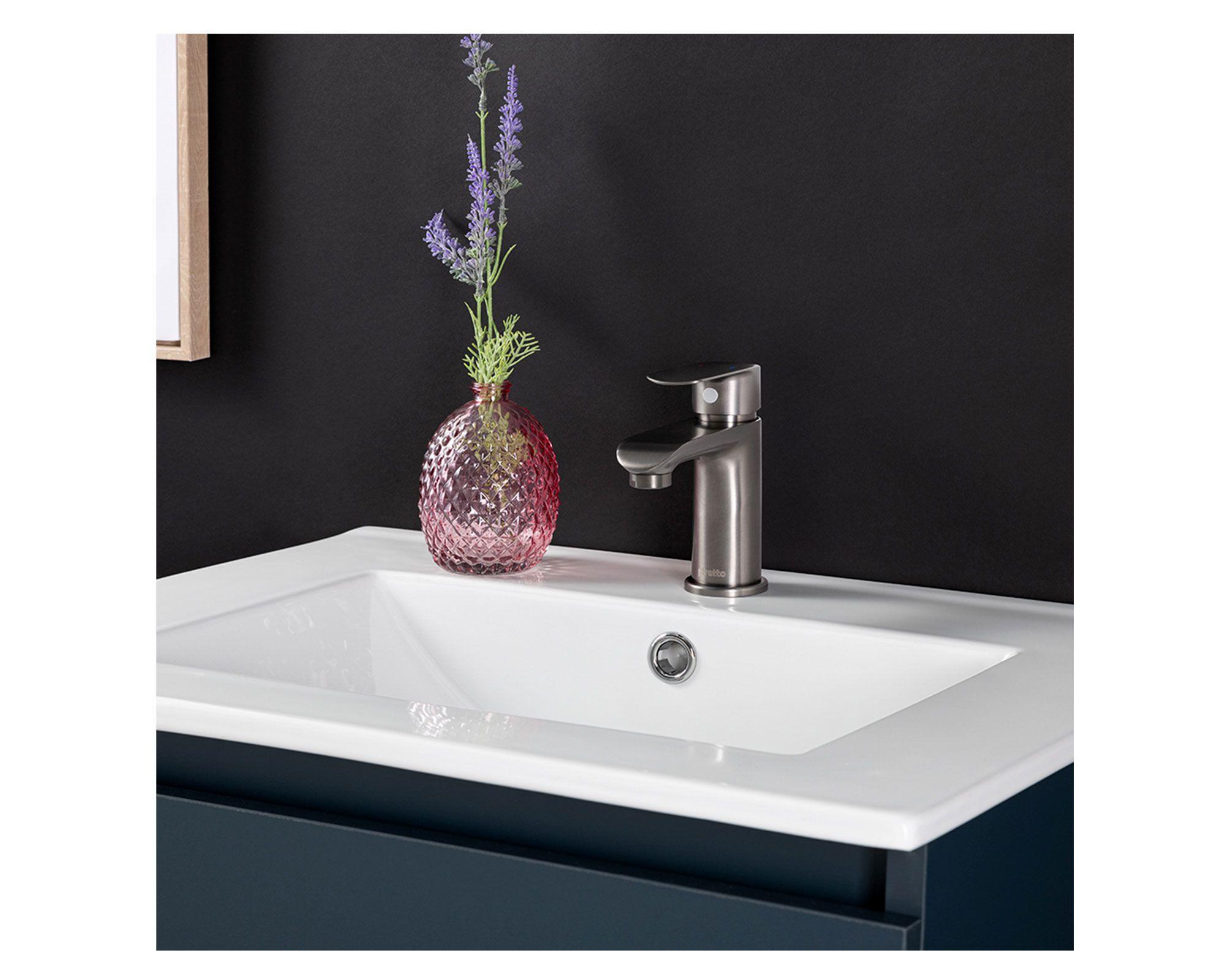 Monomando lavatorio Priego grafito austral-4