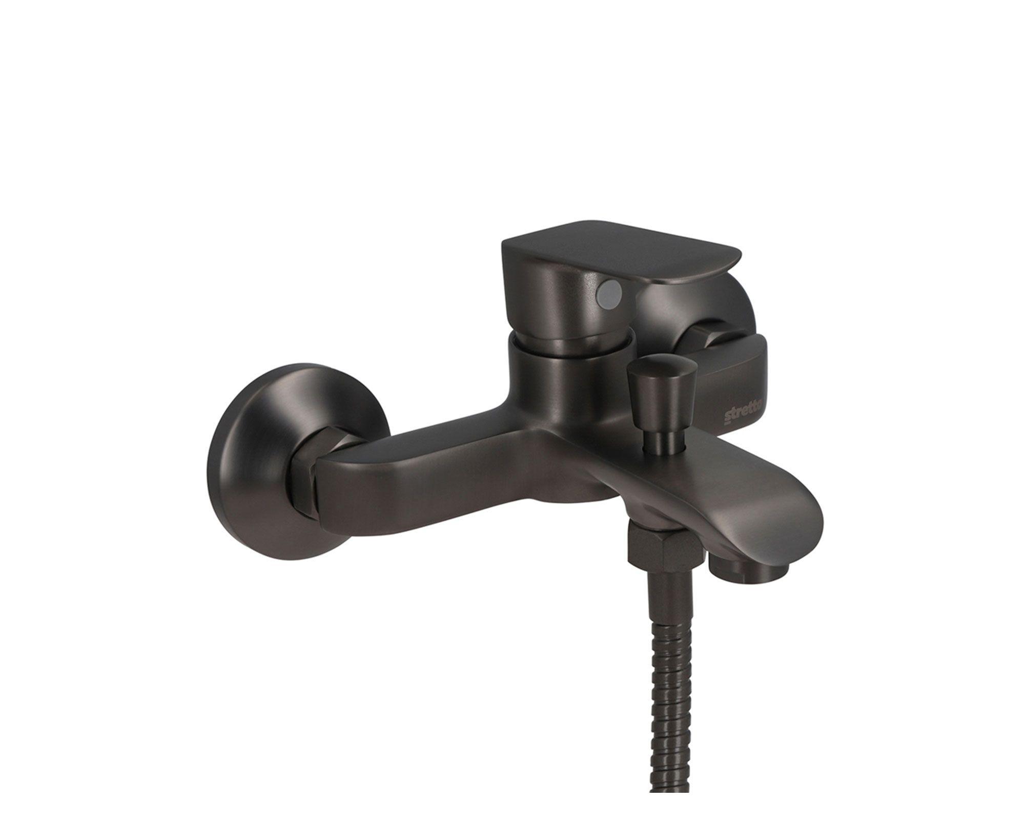 Monomando tina ducha Priego grafito austral-1