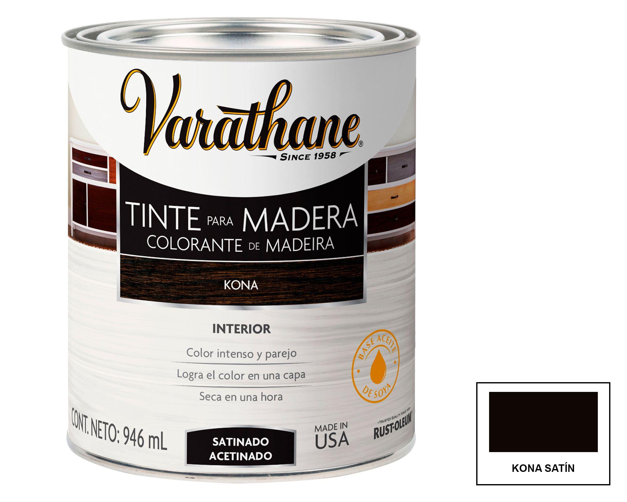 Tinte para madera 946 ml Varathane kona satín-0