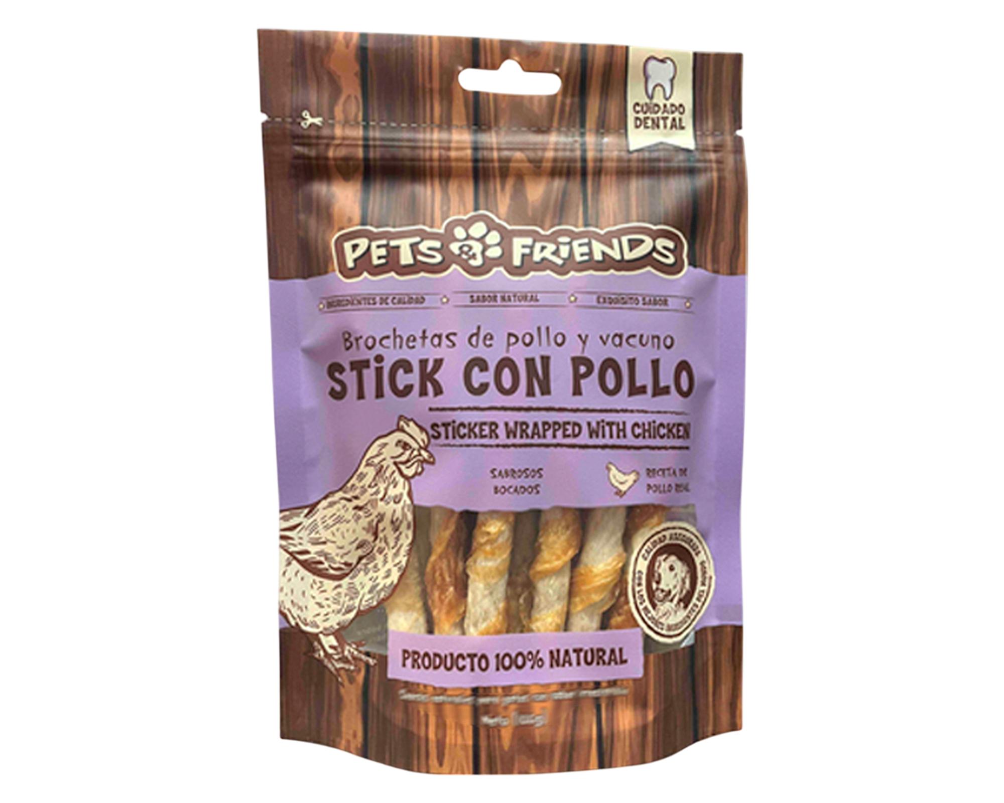 Snack perro Stick con pollo 100 g-0