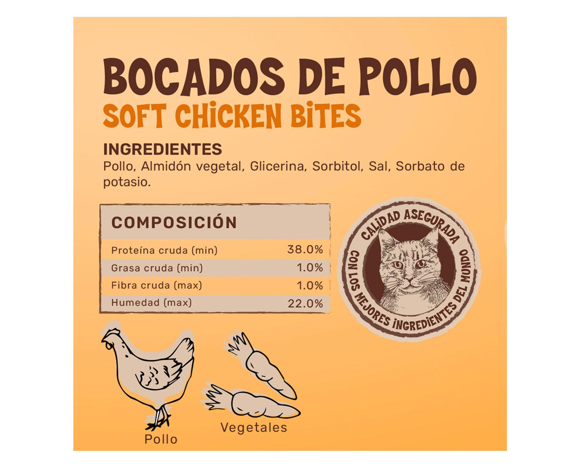 Snack gato Bocado de pollo 65 g-1