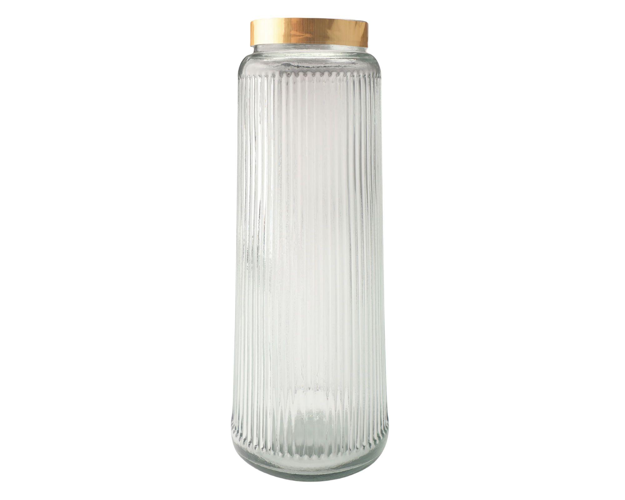 Florero 25 cm Olas ámbar-5