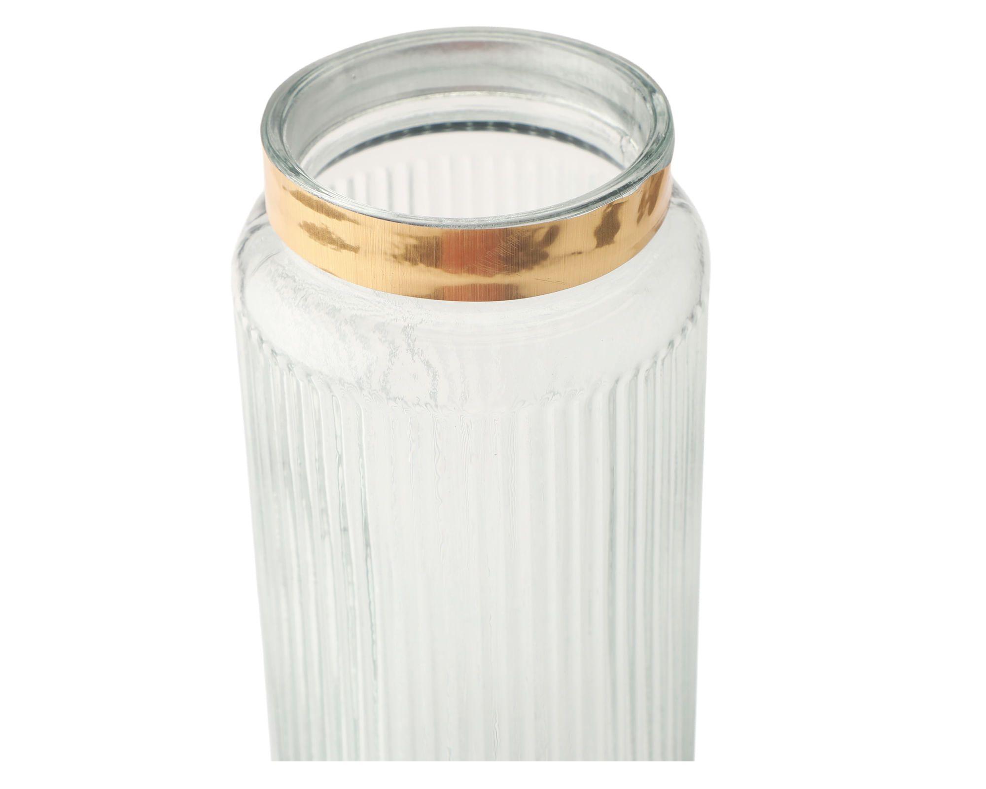 Florero 25 cm Olas ámbar-6