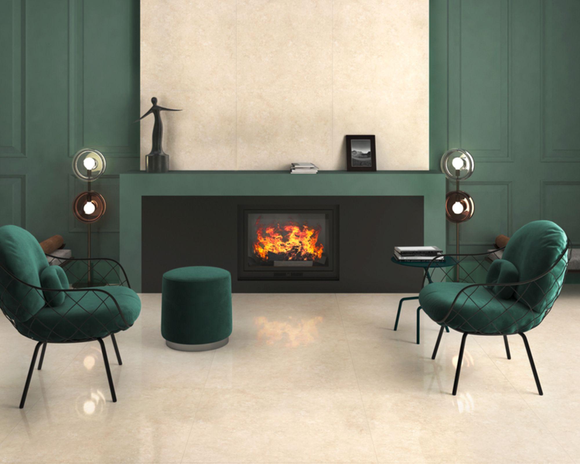 Porcelanato 60x60 cm 144 m2  Crema Di Roccia beige-1