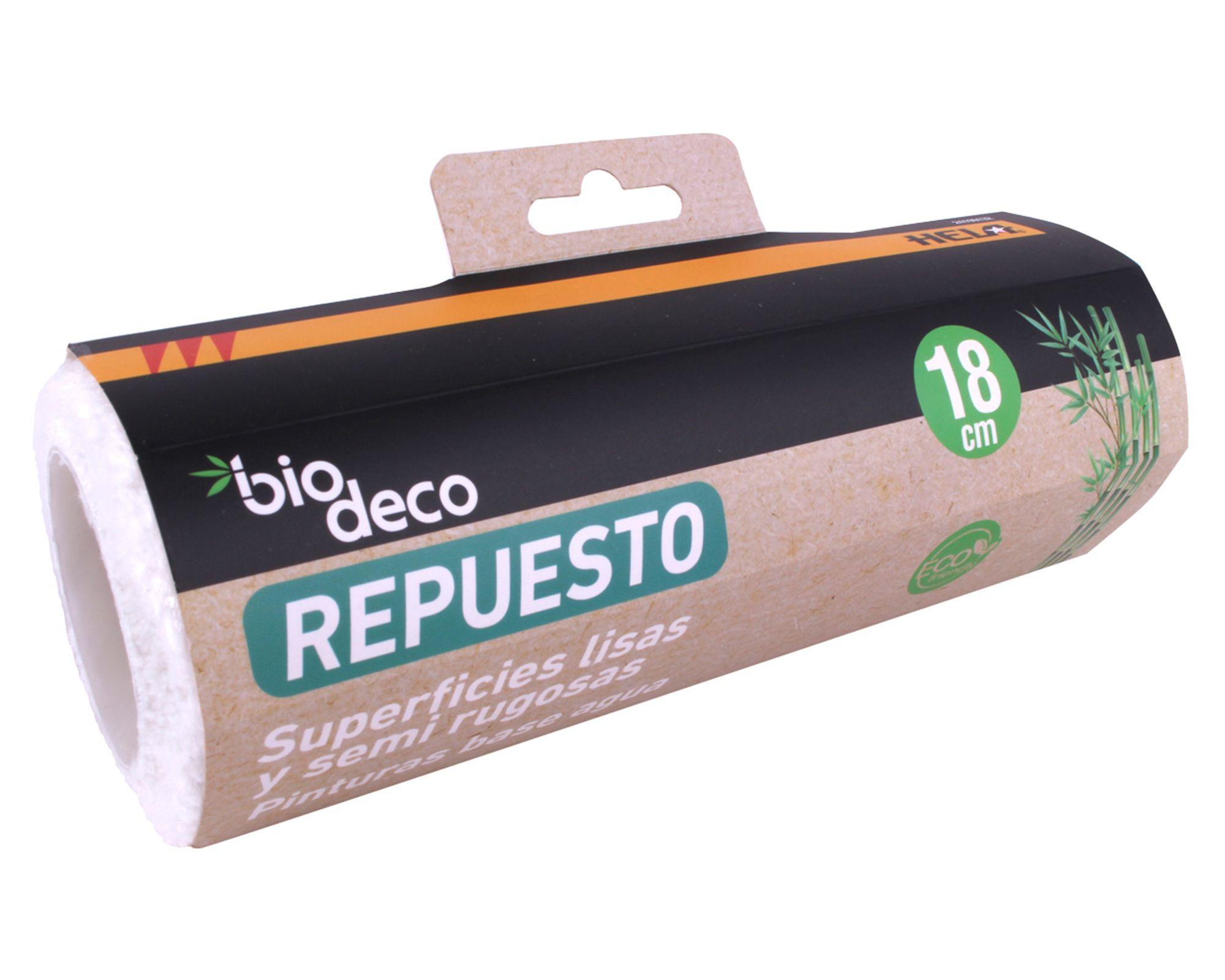 Repuesto rodillo Biodeco 18 cm blanco-1
