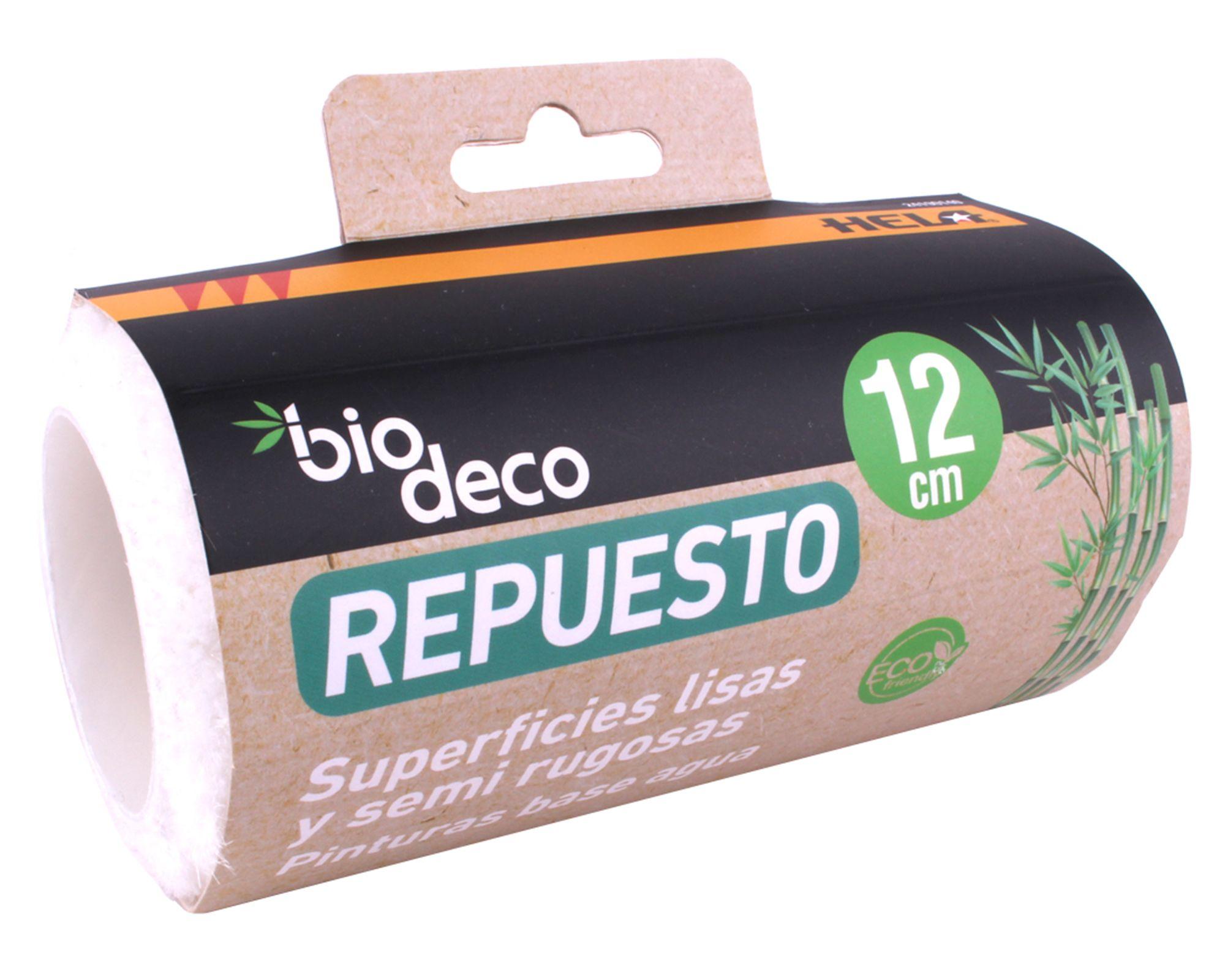 Repuesto rodillo Biodeco 12 cm blanco-1