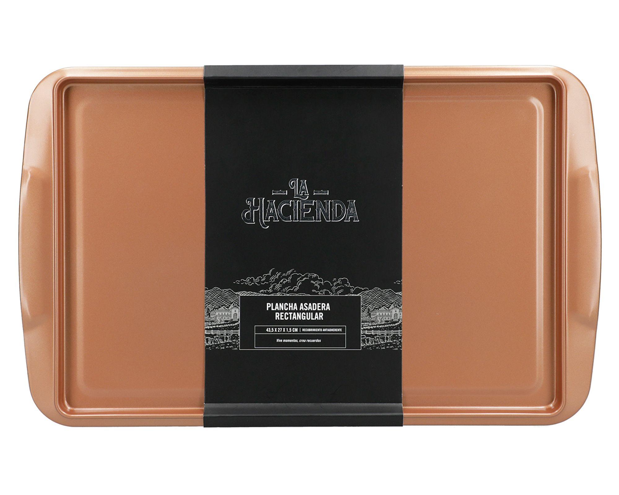Asadera antiadherente 43.5x27 cm-3