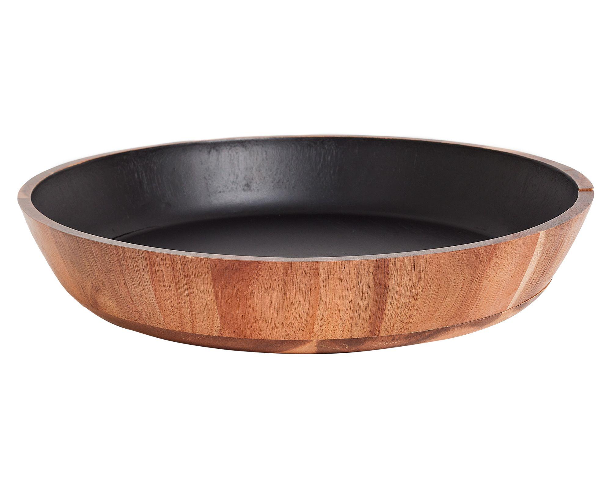 Bowl 40 cm madera negro-0