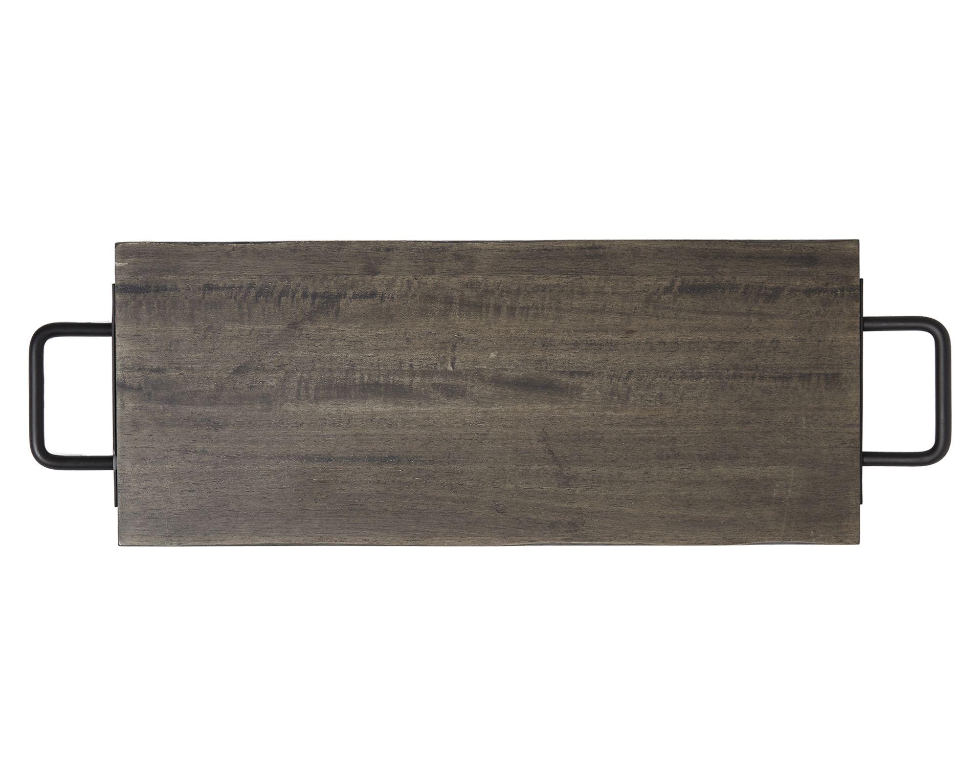 Tabla piqueo rectangular Dark wood-0