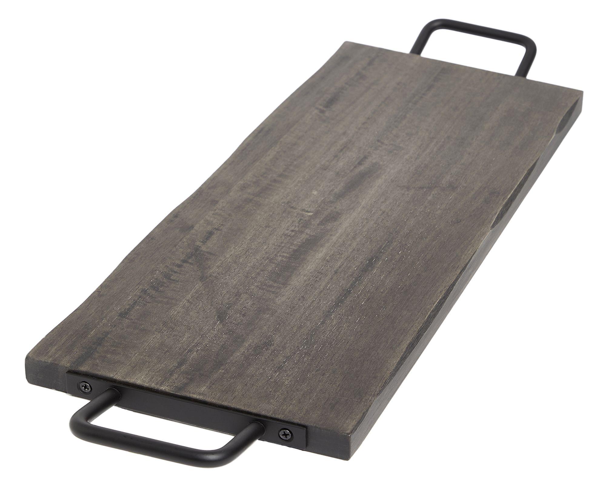 Tabla piqueo rectangular Dark wood-1