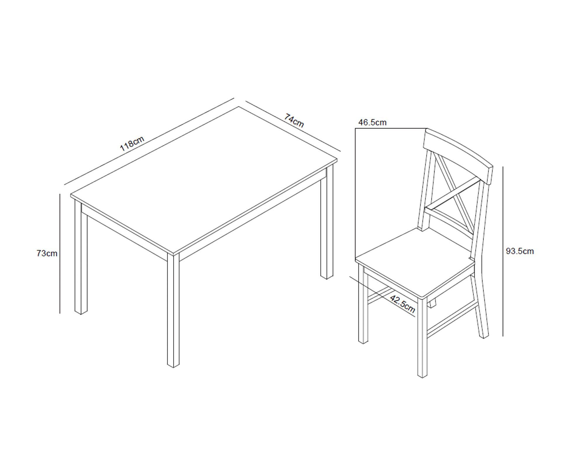 Comedor 4 Sillas Romance 2.0 natural-4