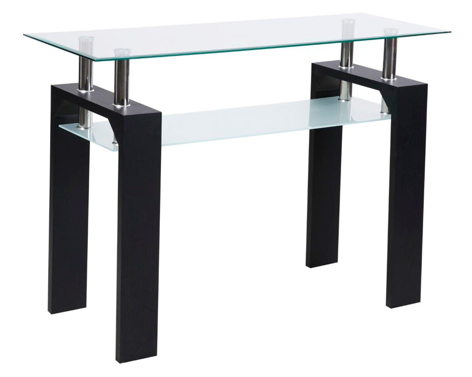 Mesa arrimo 78x110x40 cm negro-0